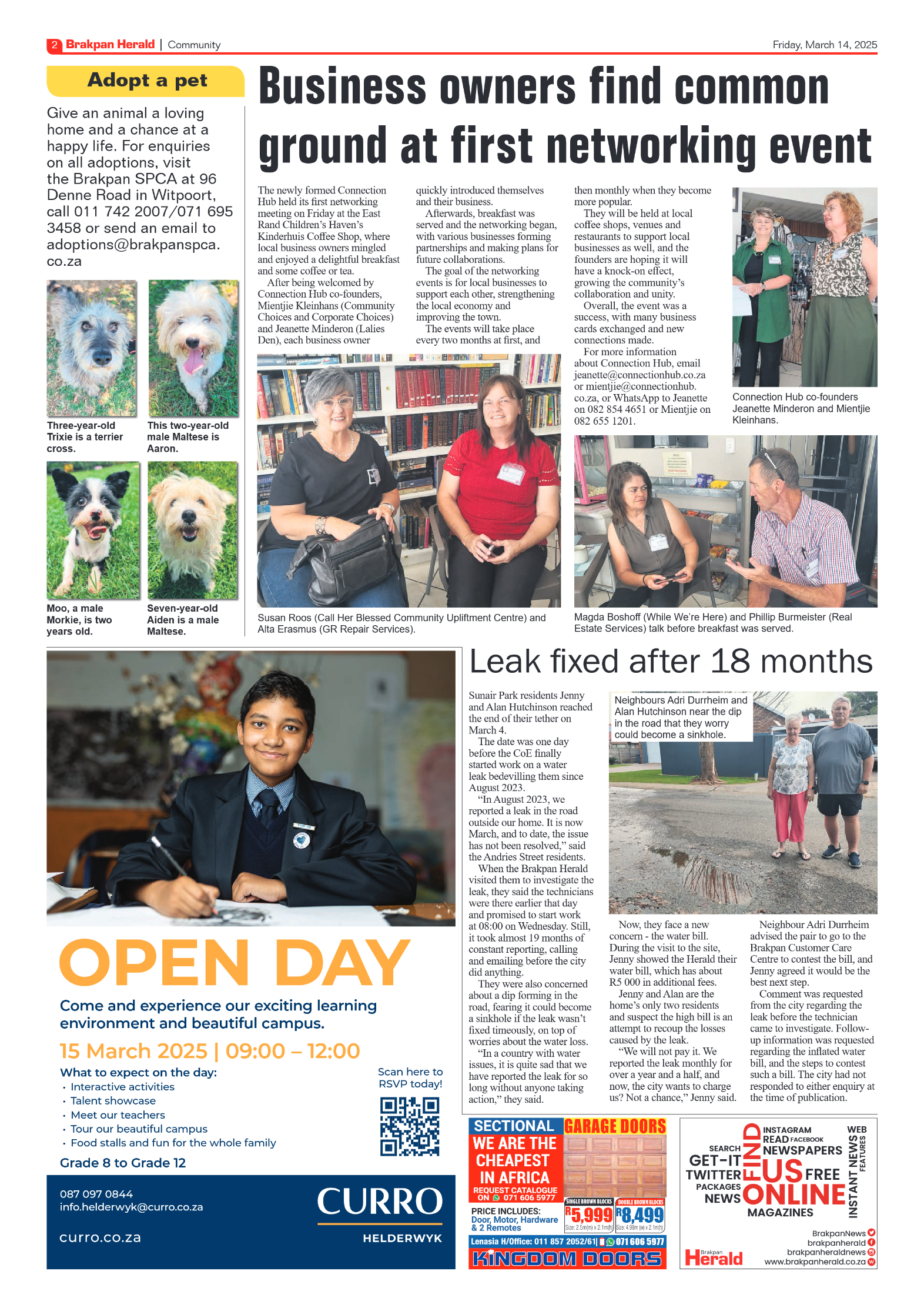 Brakpan Herald 14 March 2025 page 4