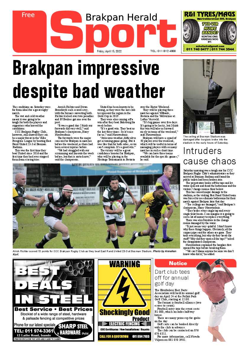 Brakpan Herald 15 April 2022 page 8
