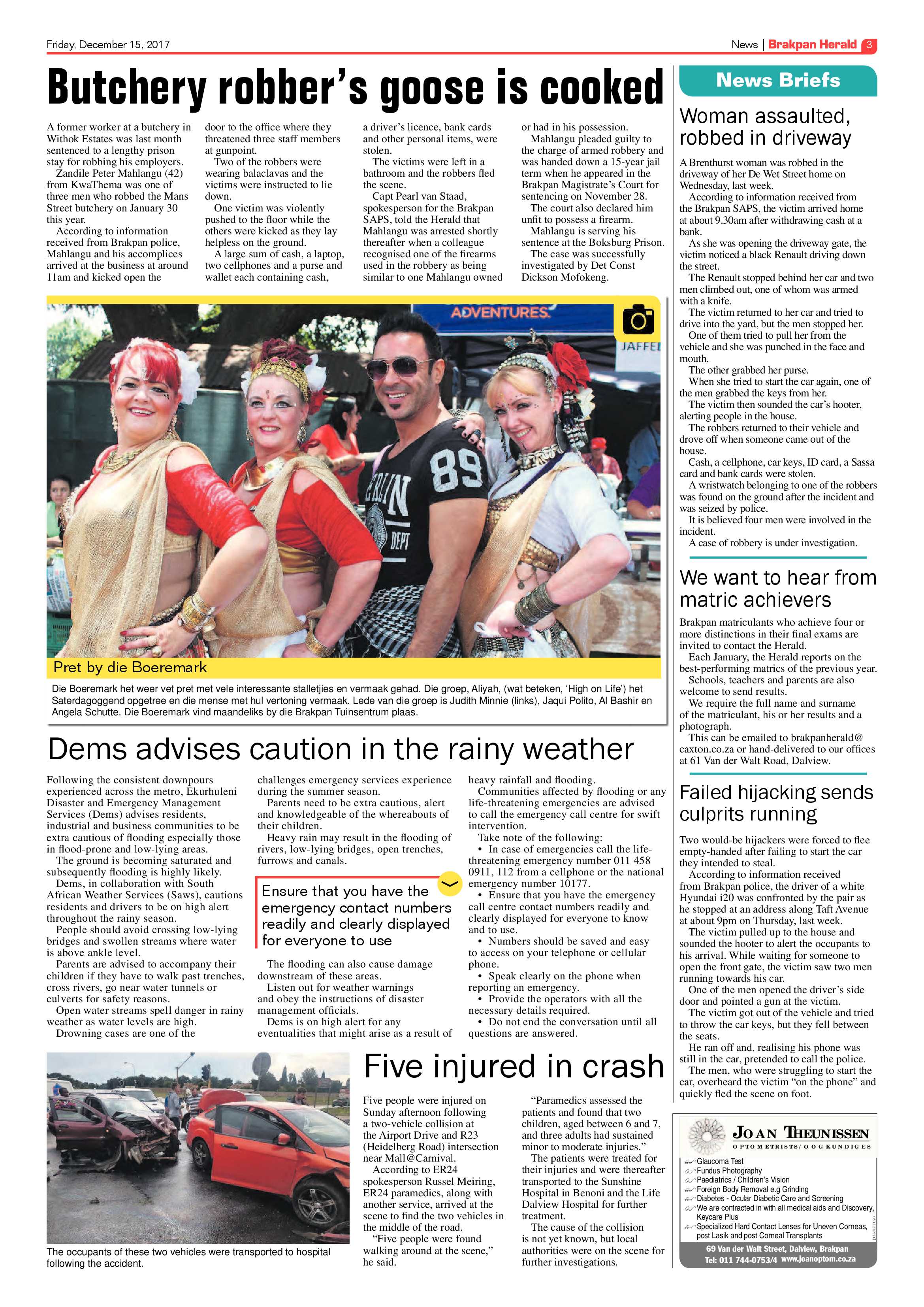 Brakpan Herald 15 December 2017 page 3