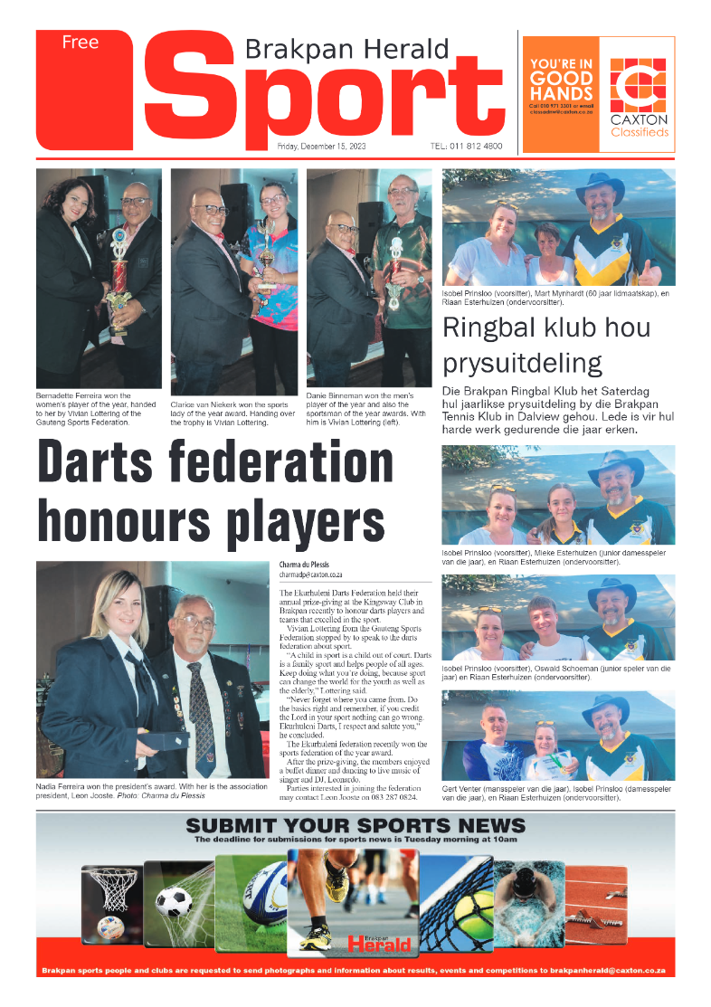 Brakpan Herald 15 December 2023 page 12