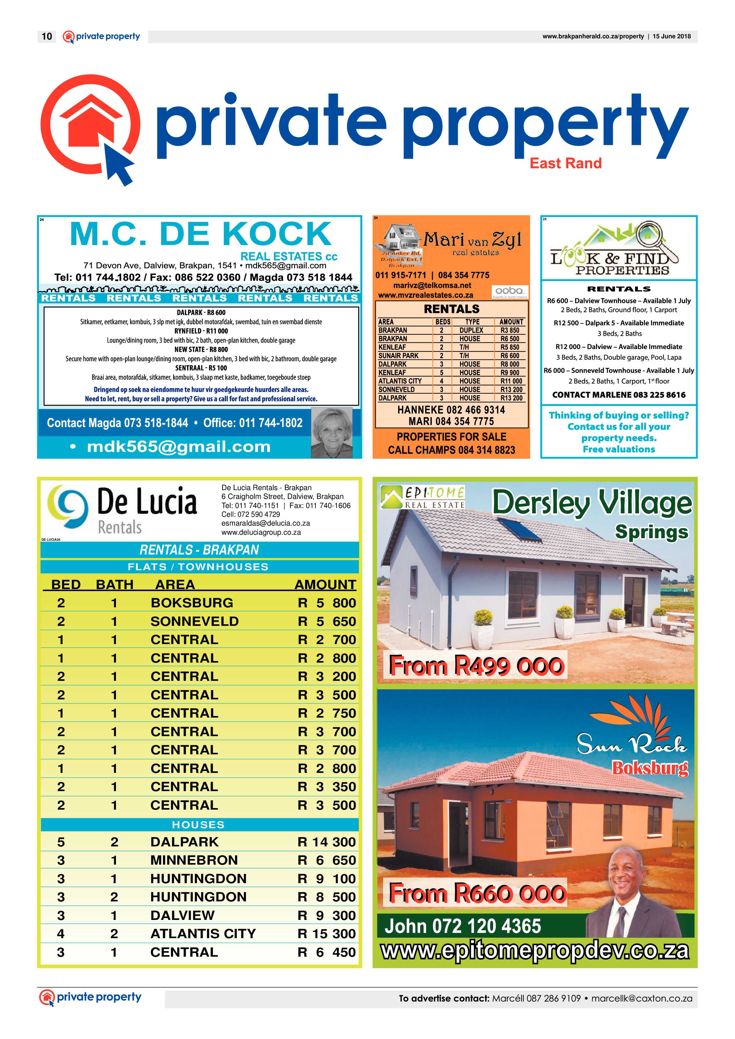 Brakpan Herald 15 June 2018 page 10