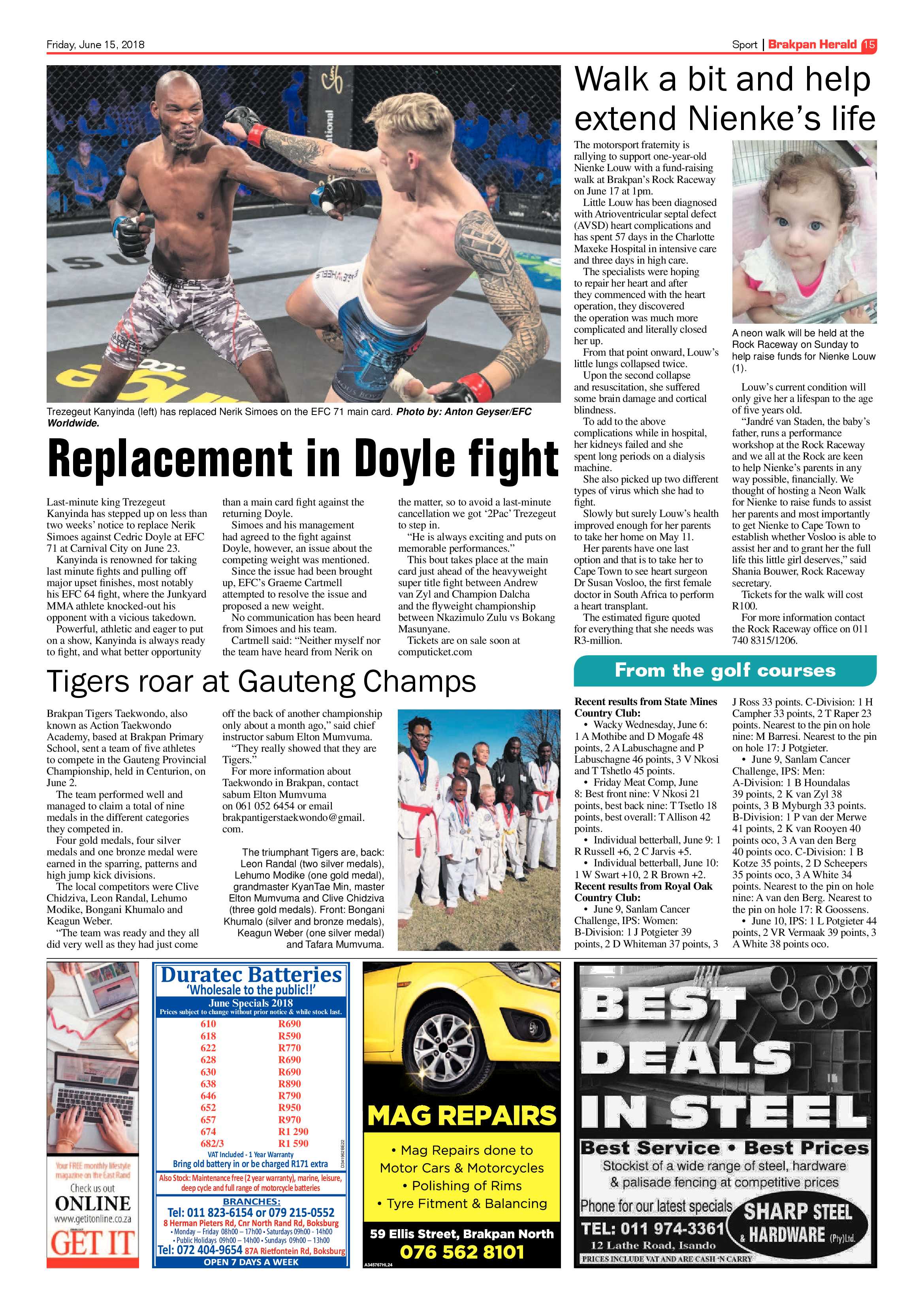 Brakpan Herald 15 June 2018 page 15