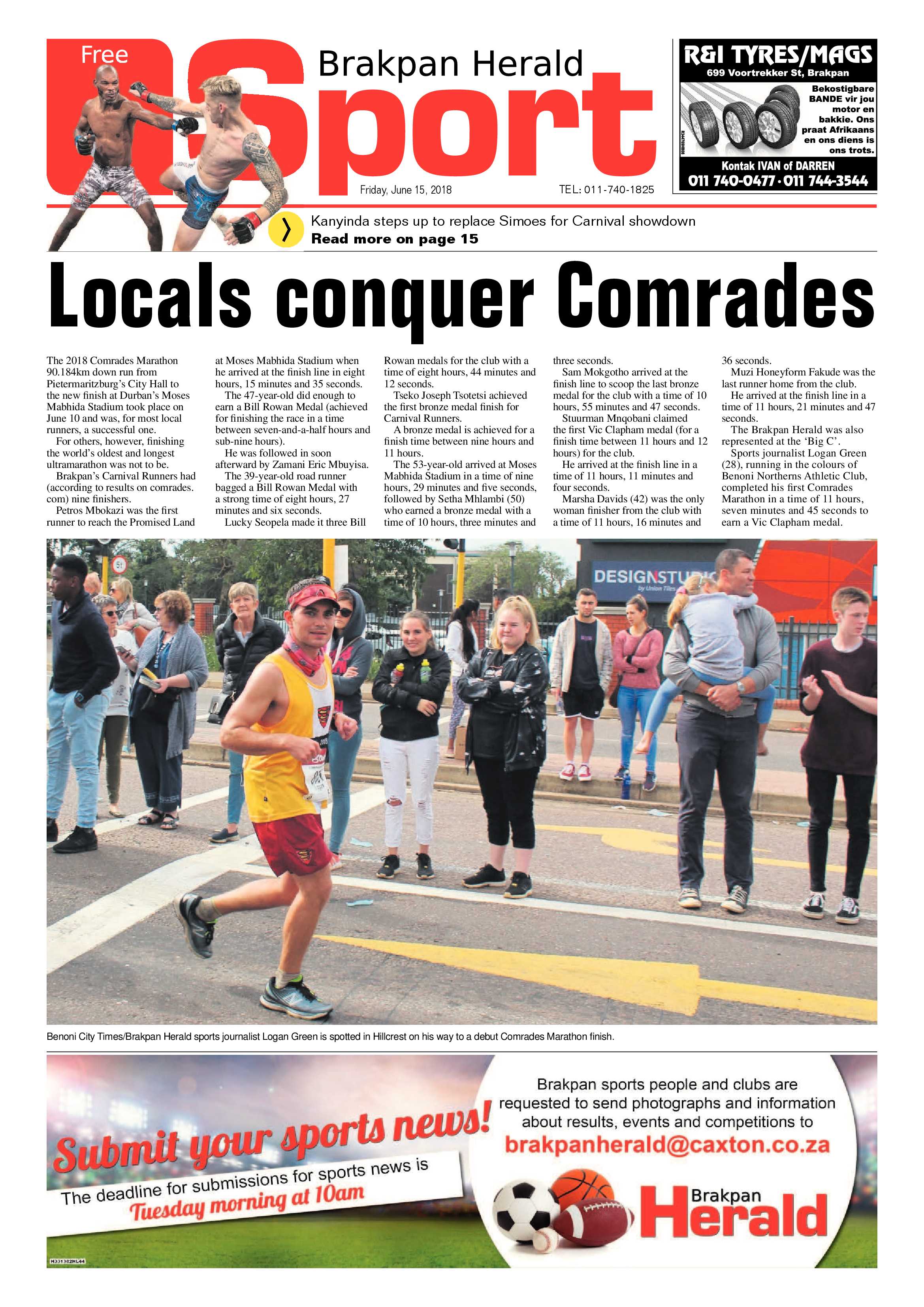 Brakpan Herald 15 June 2018 page 16