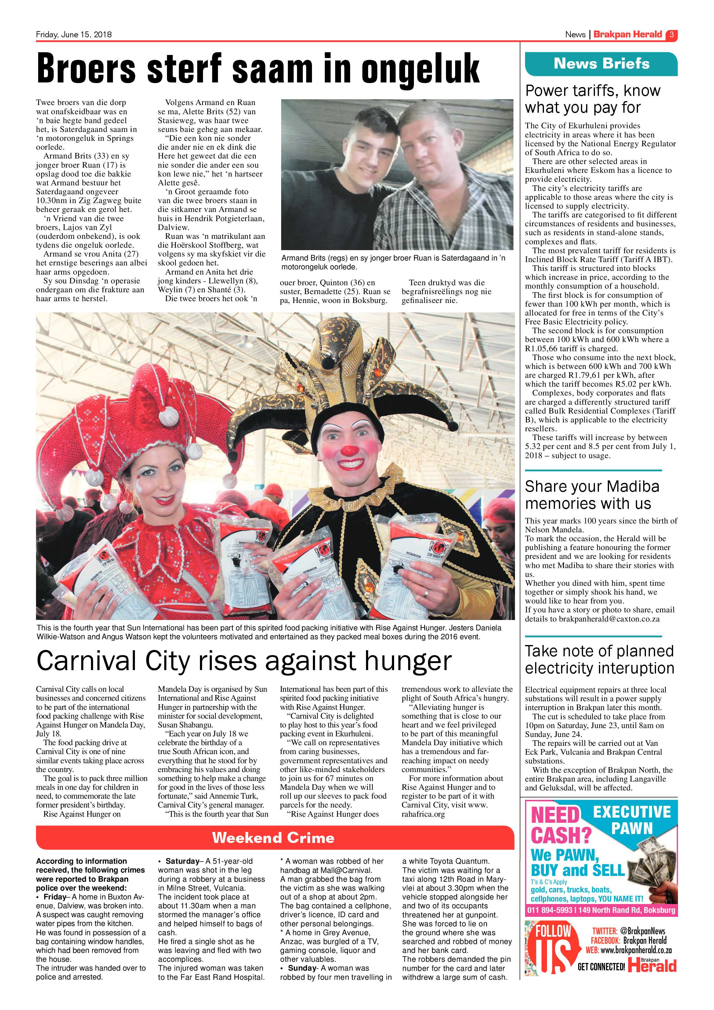 Brakpan Herald 15 June 2018 page 3