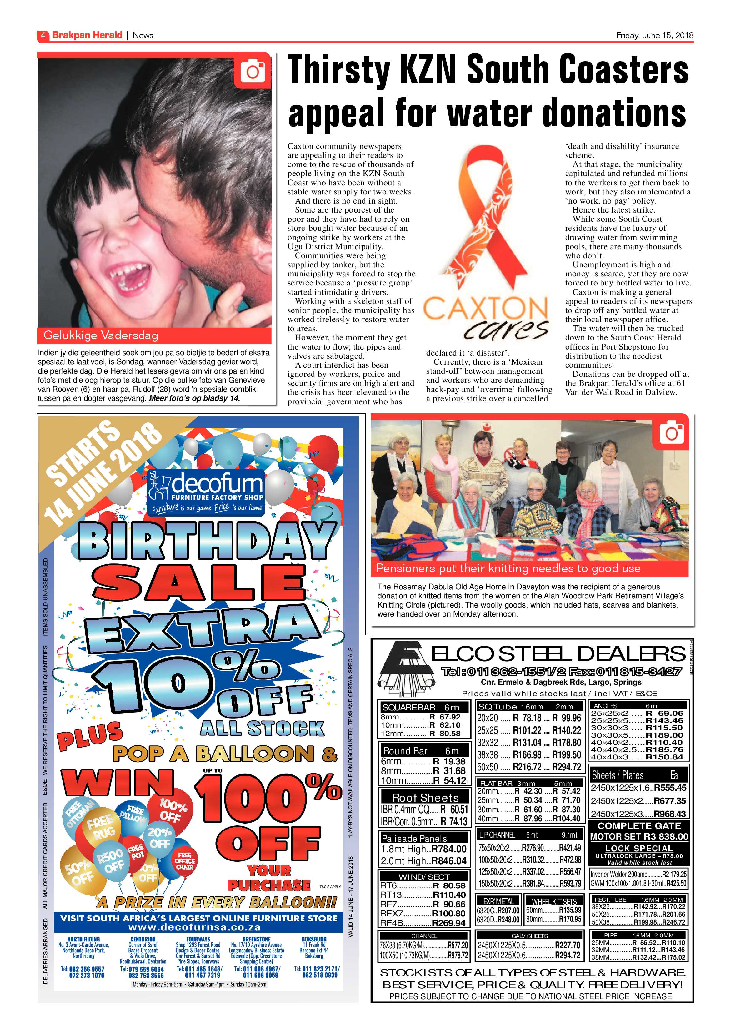 Brakpan Herald 15 June 2018 page 4