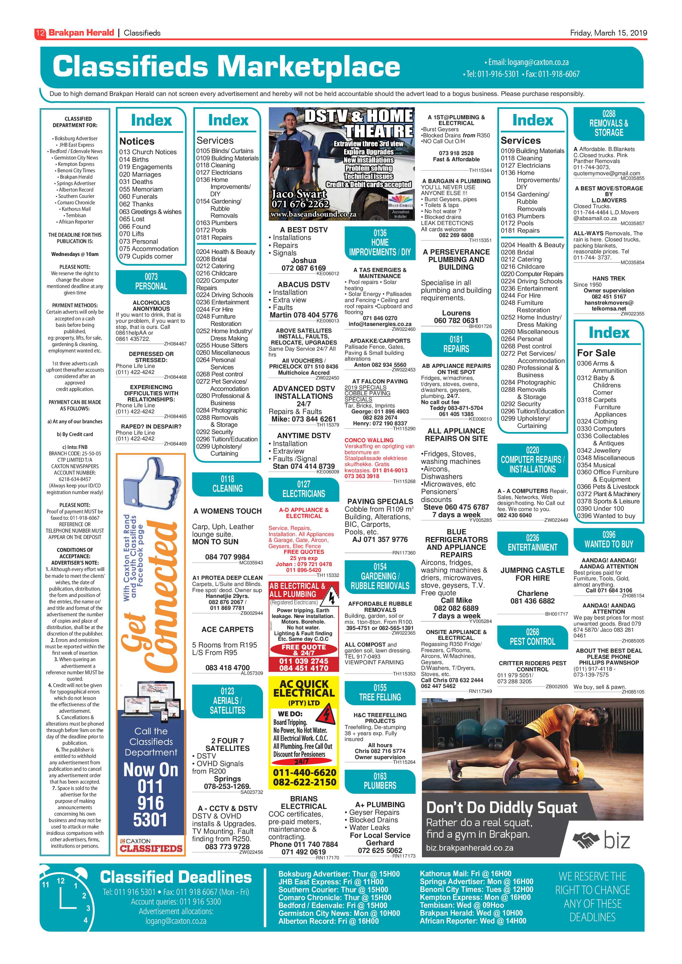 Brakpan Herald 15 March 2019 page 12