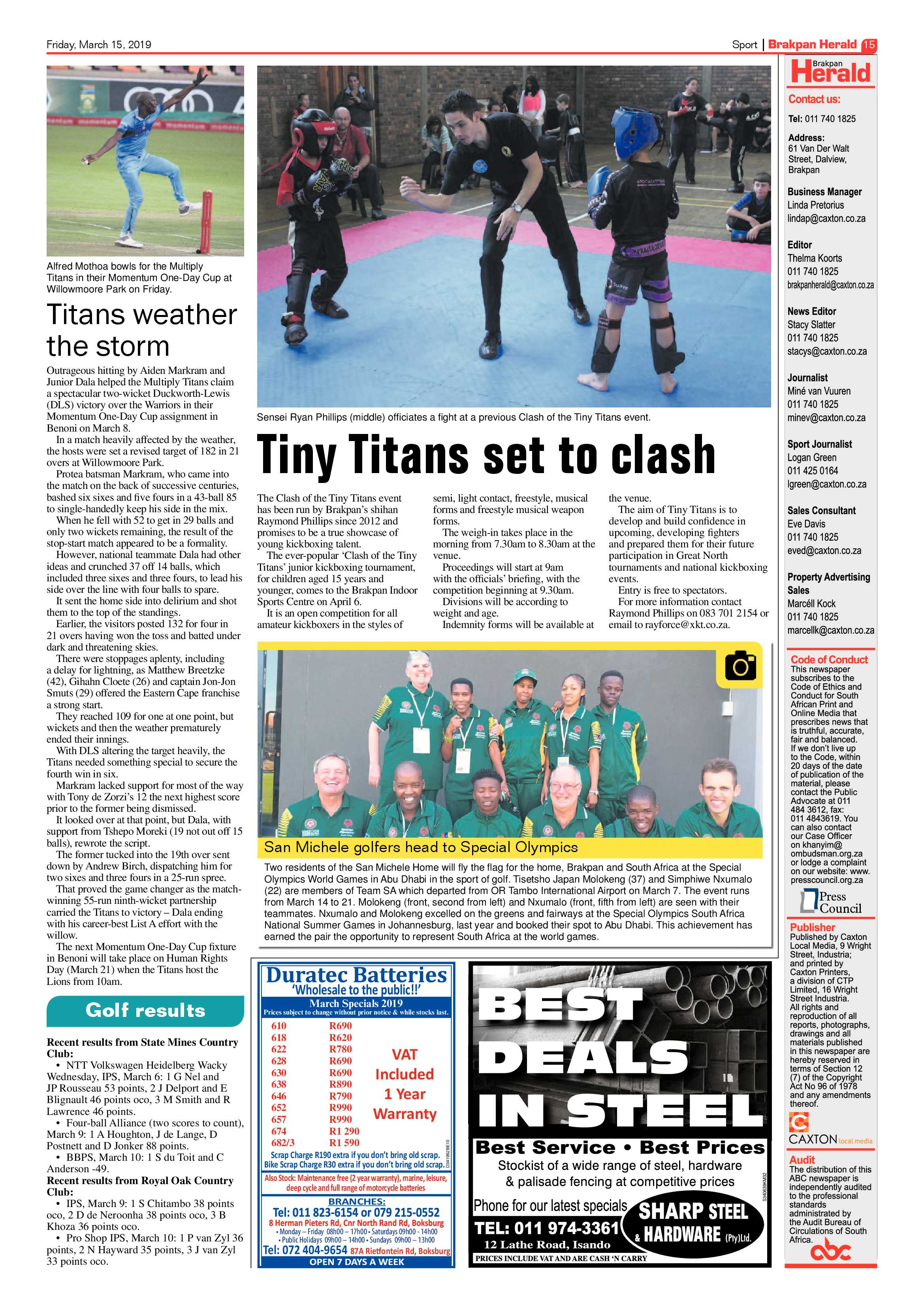 Brakpan Herald 15 March 2019 page 15
