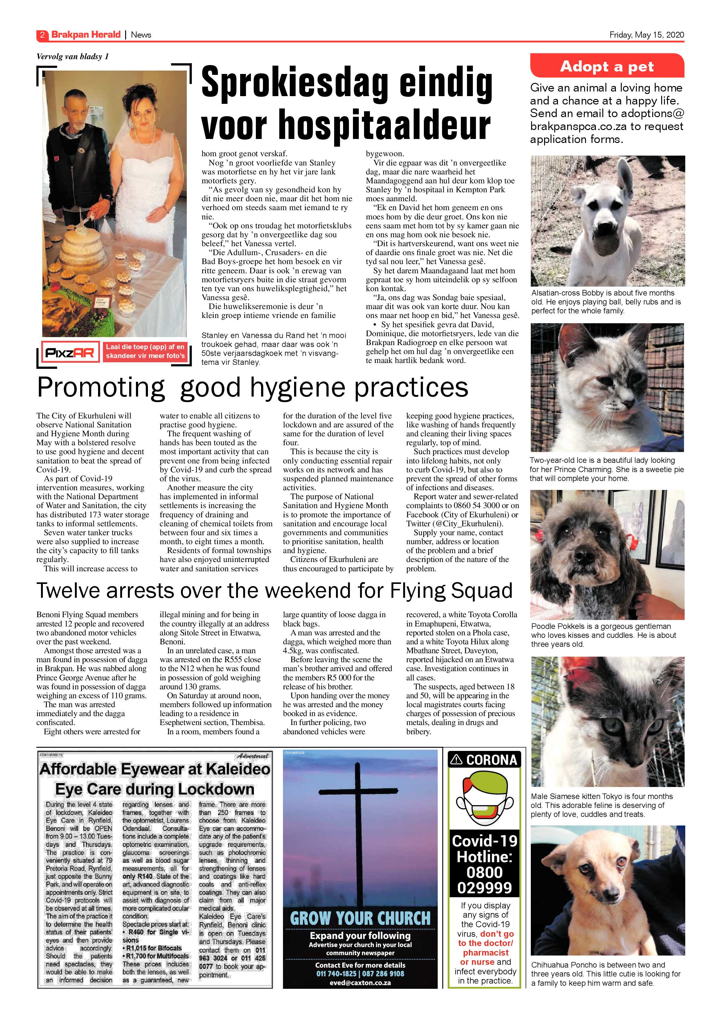Brakpan Herald 15 May 2020 page 2