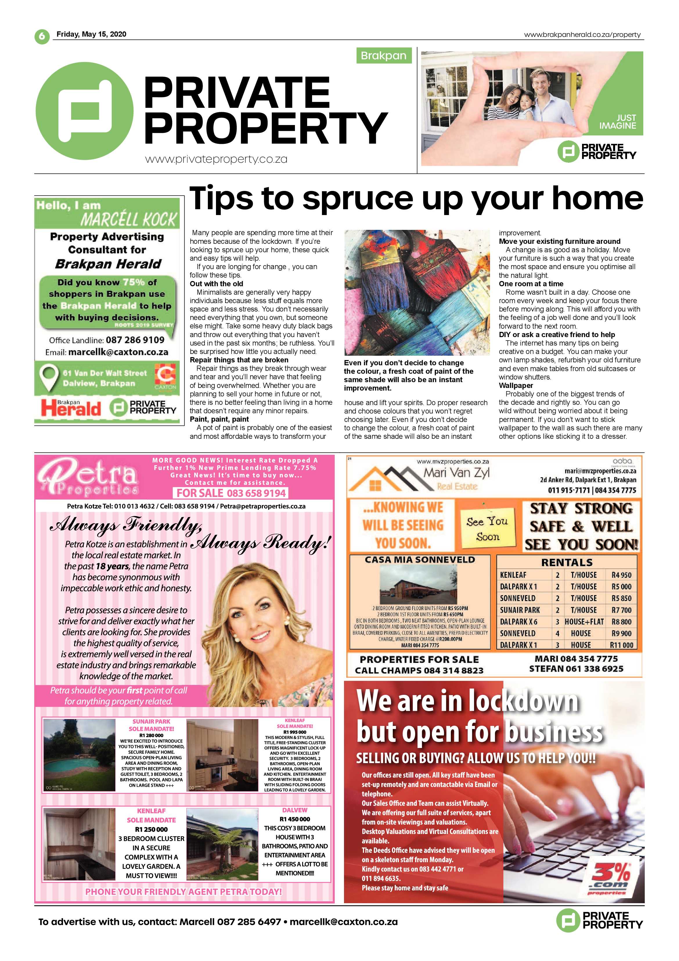 Brakpan Herald 15 May 2020 page 6
