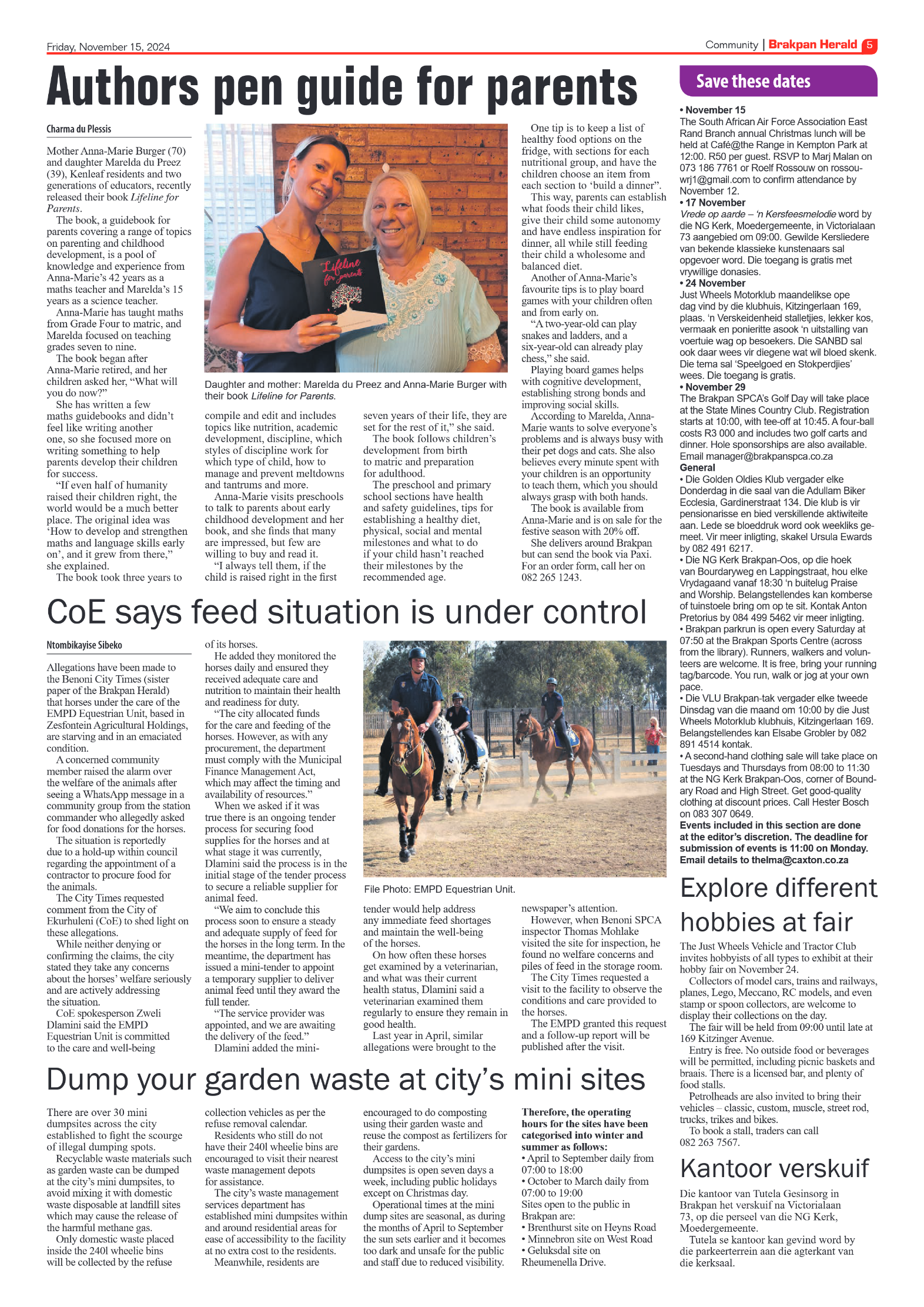 Brakpan Herald 15 November 2024 page 5