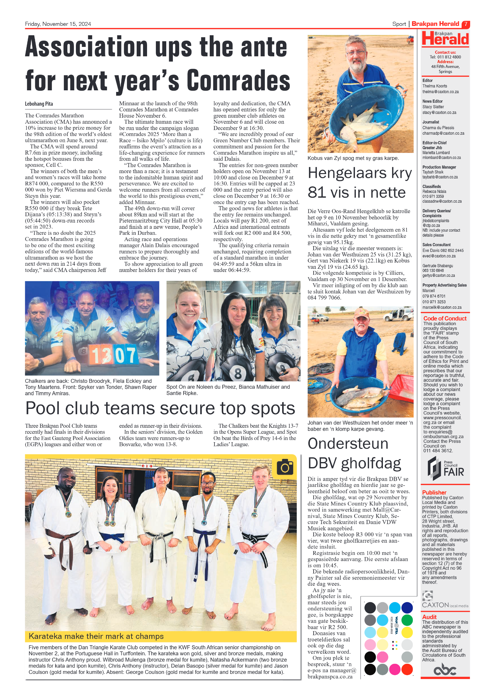 Brakpan Herald 15 November 2024 page 7