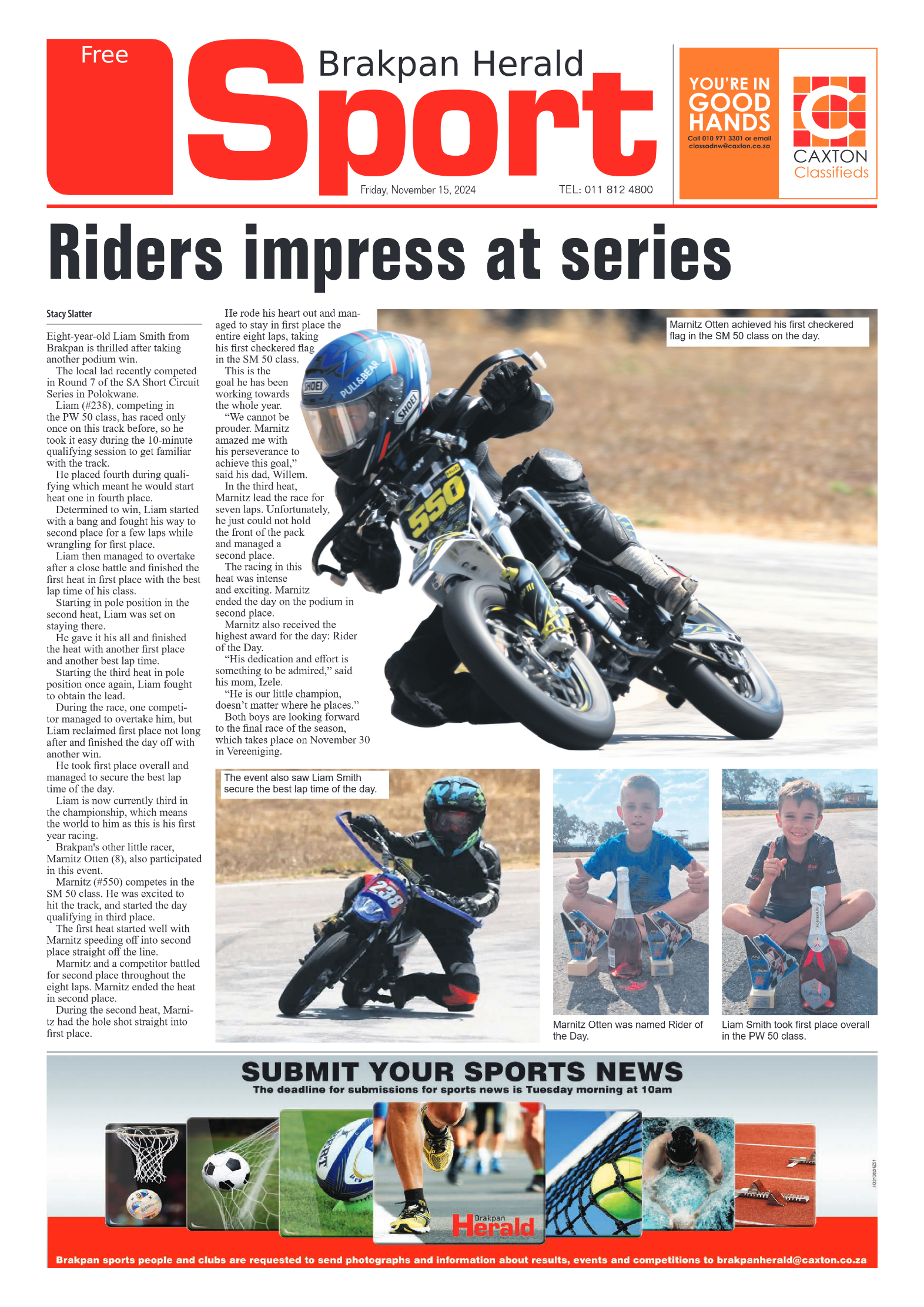 Brakpan Herald 15 November 2024 page 8