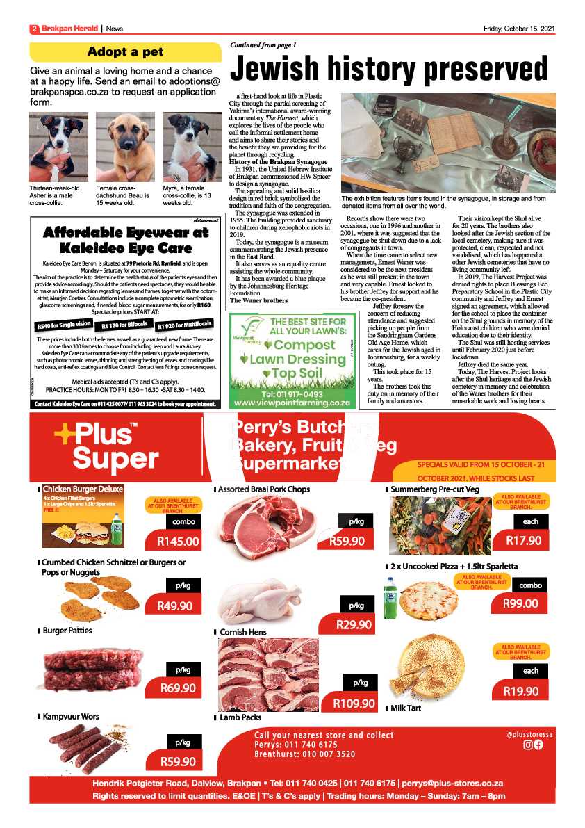 Brakpan Herald 15 October 2021 page 2