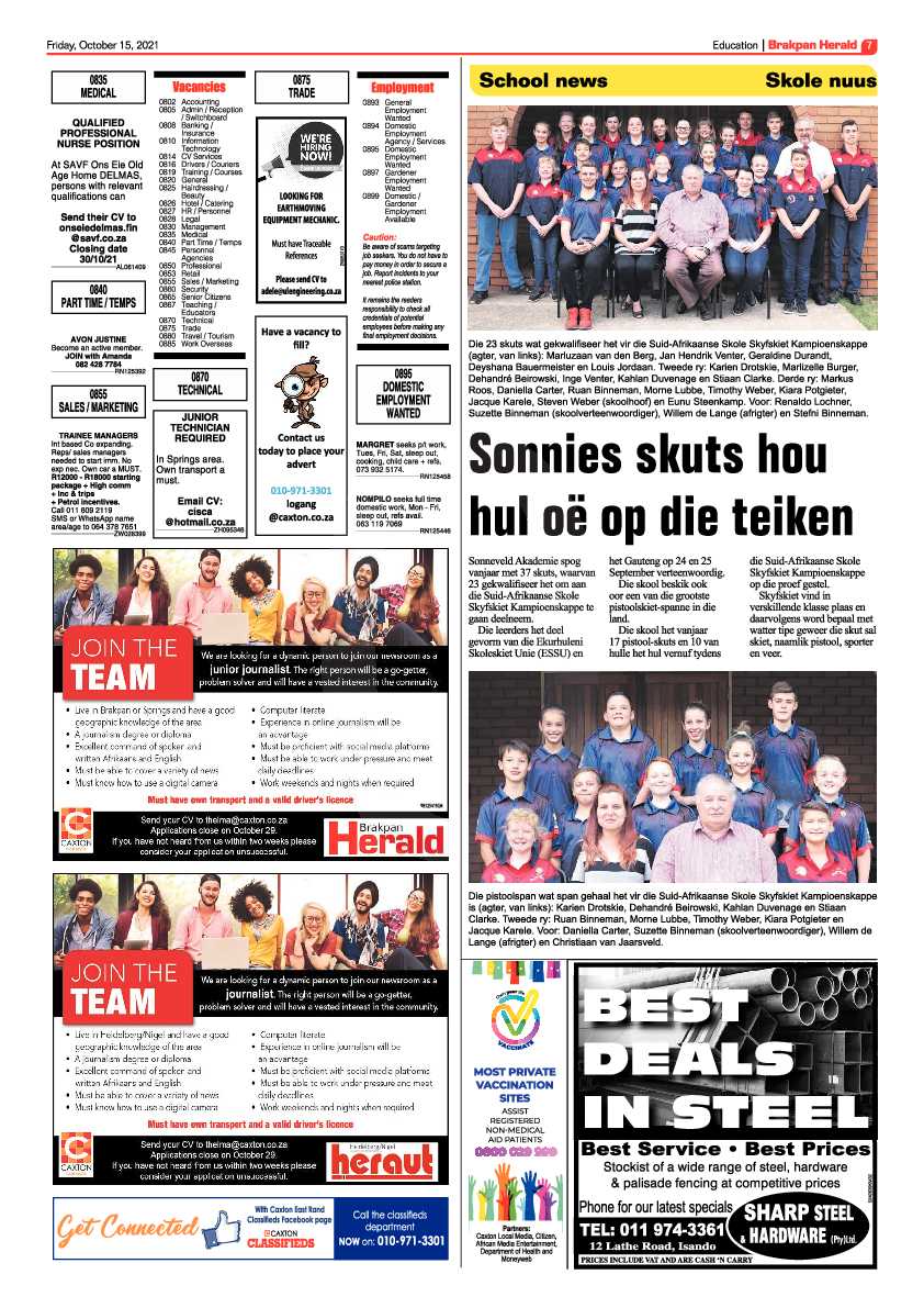 Brakpan Herald 15 October 2021 page 7