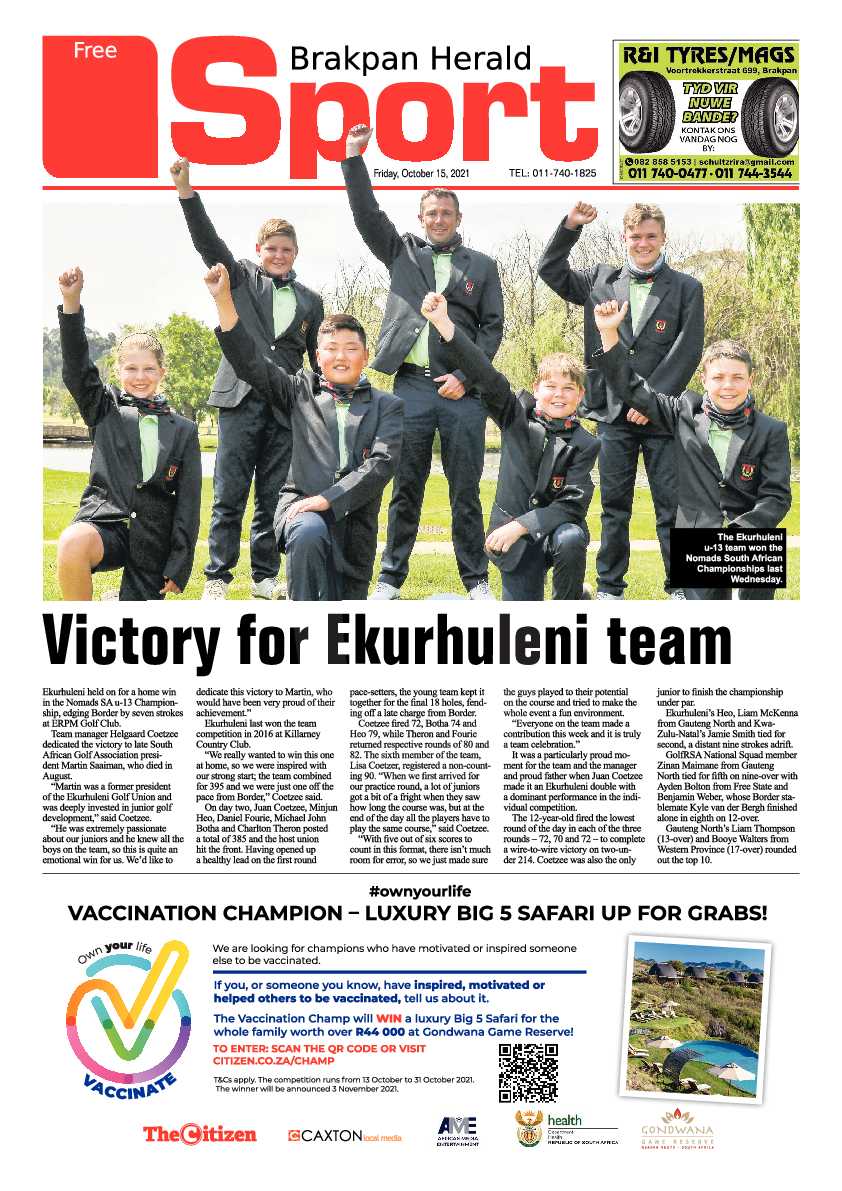 Brakpan Herald 15 October 2021 page 8