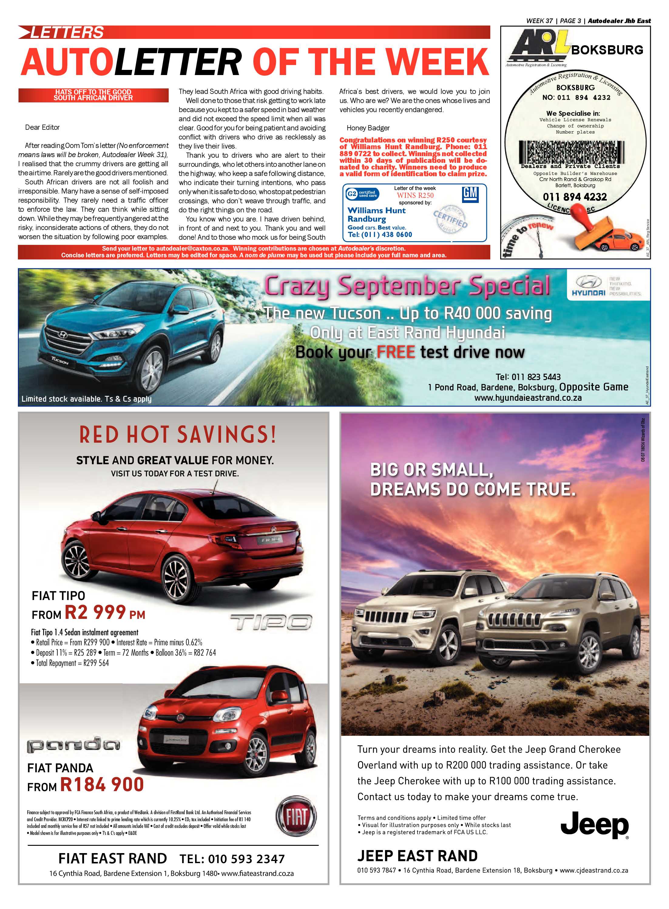 Brakpan Herald 15 September 2017 page 19