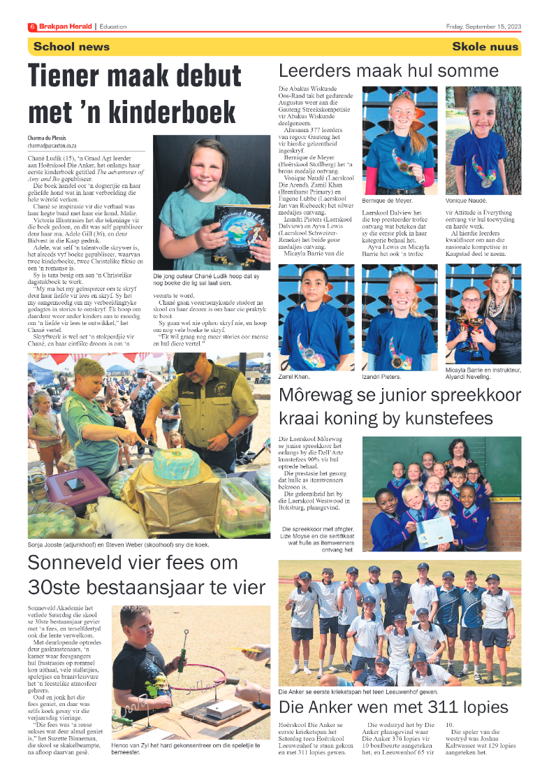 Brakpan Herald 15 September 2023 page 6