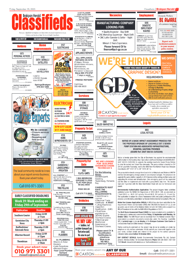 Brakpan Herald 15 September 2023 page 7