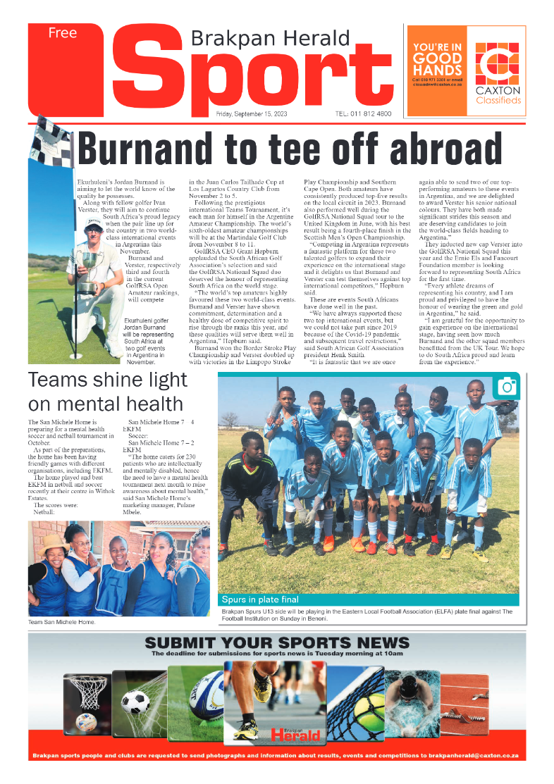Brakpan Herald 15 September 2023 page 8