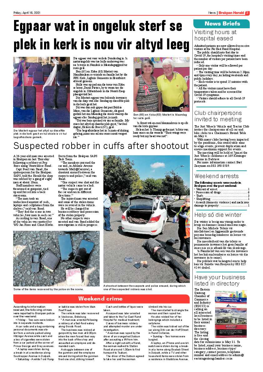 Brakpan Herald 16 April 2021 page 3