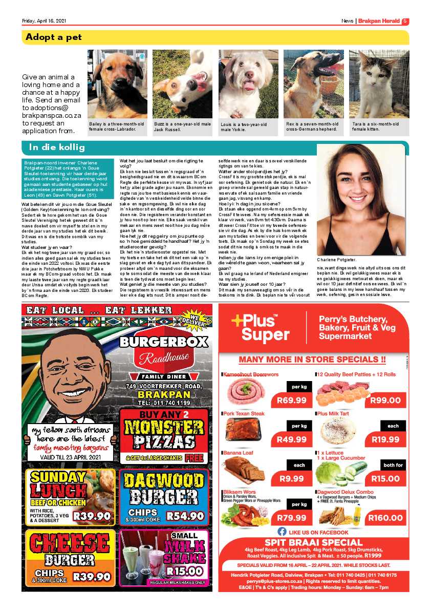 Brakpan Herald 16 April 2021 page 5