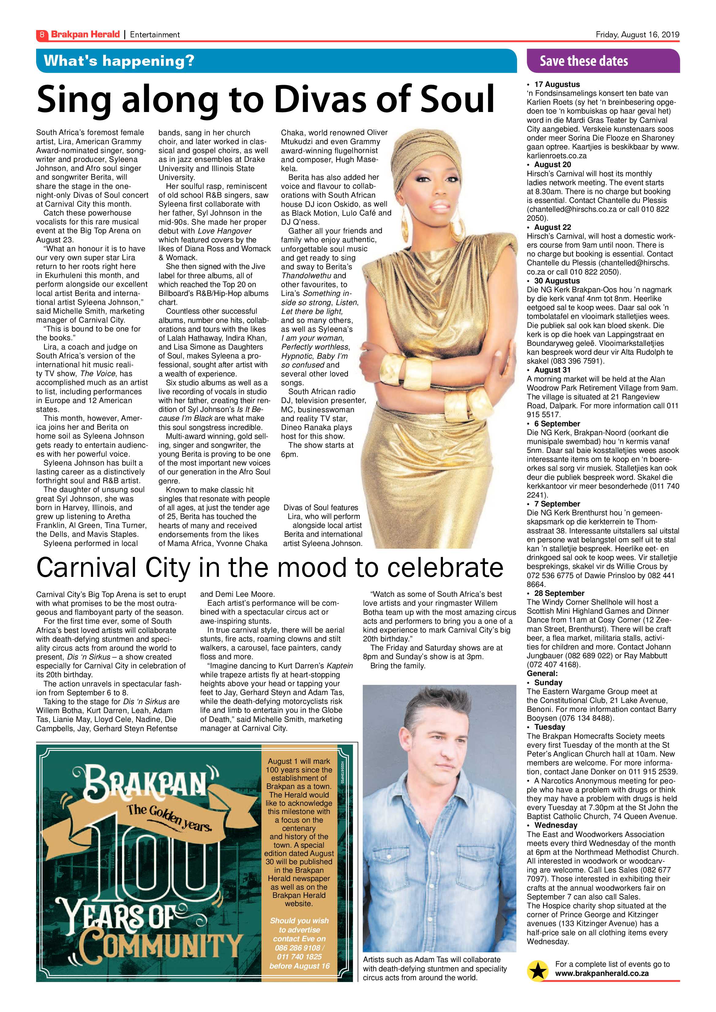 Brakpan Herald 16 August 2019 page 8