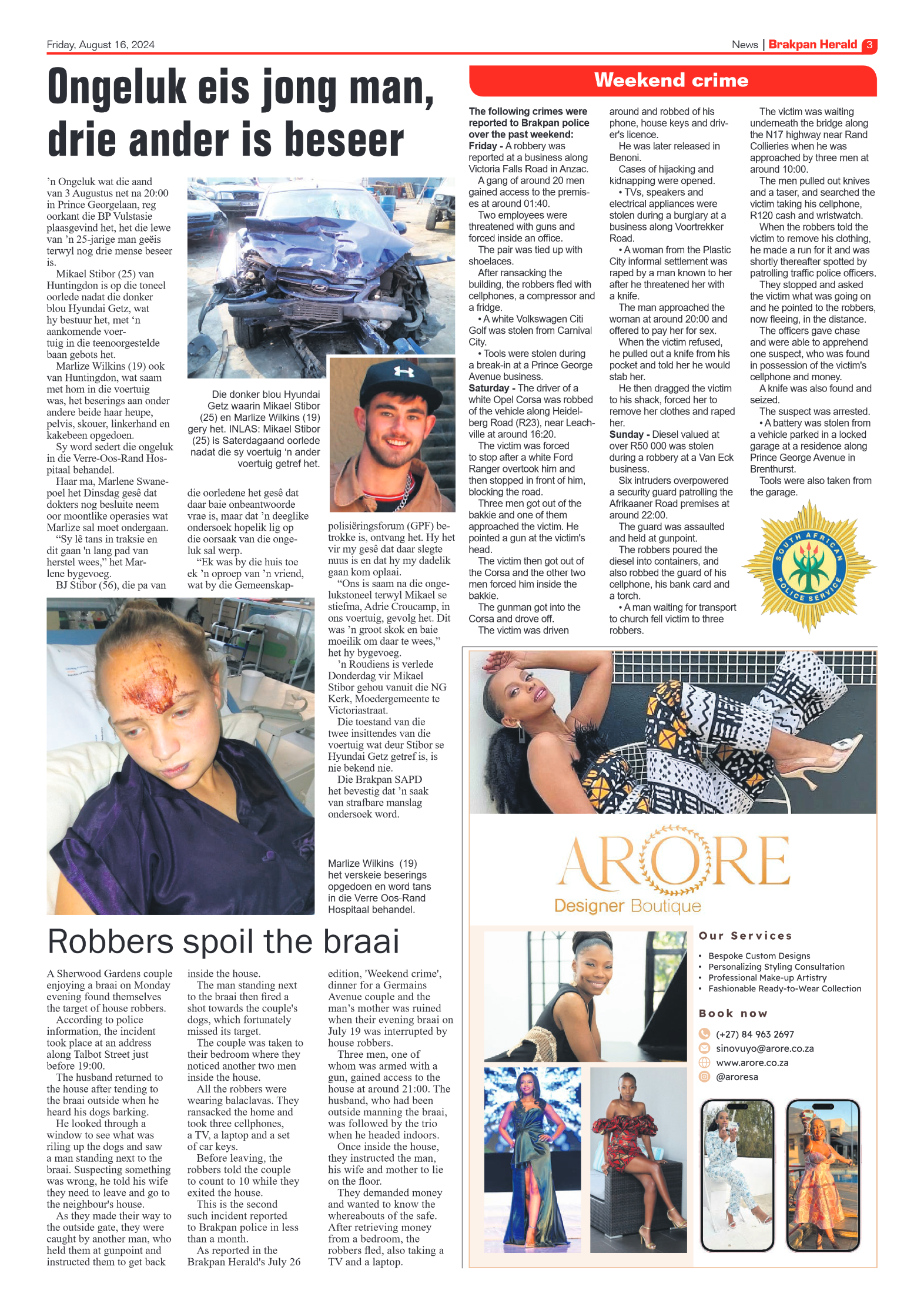 Brakpan Herald 16 August 2024 page 3