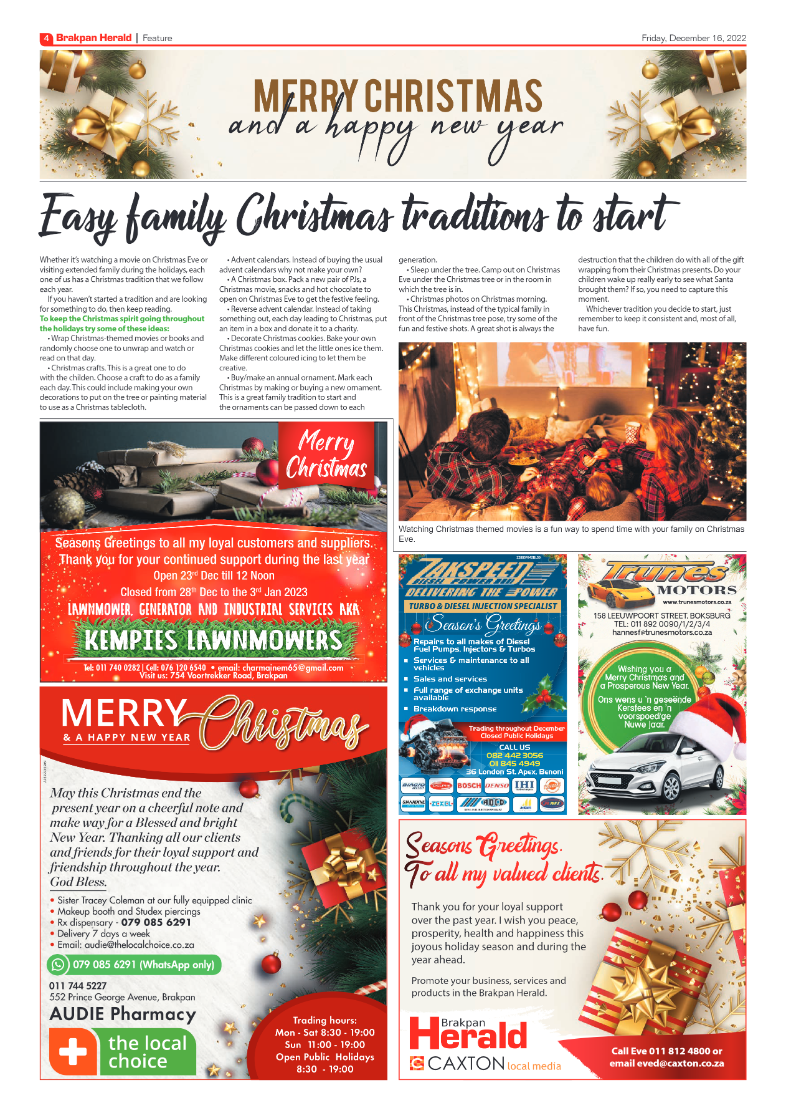 Brakpan Herald 16 Dec 2022 page 4