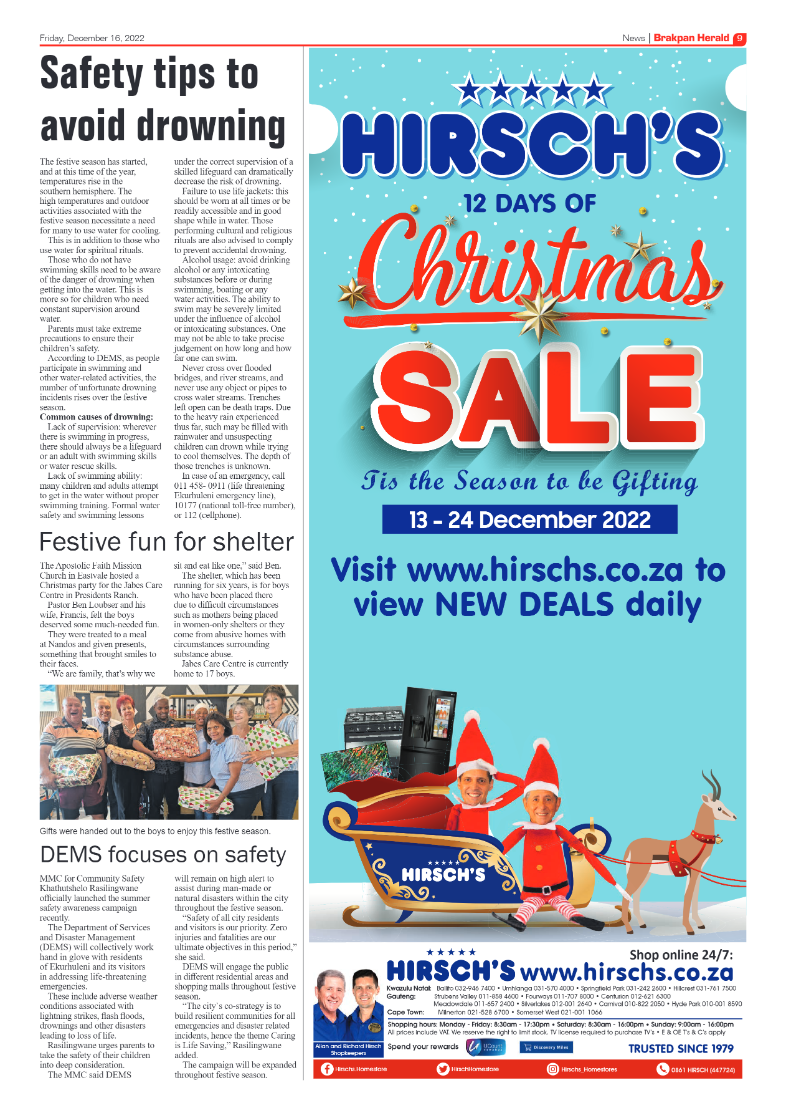 Brakpan Herald 16 Dec 2022 page 9