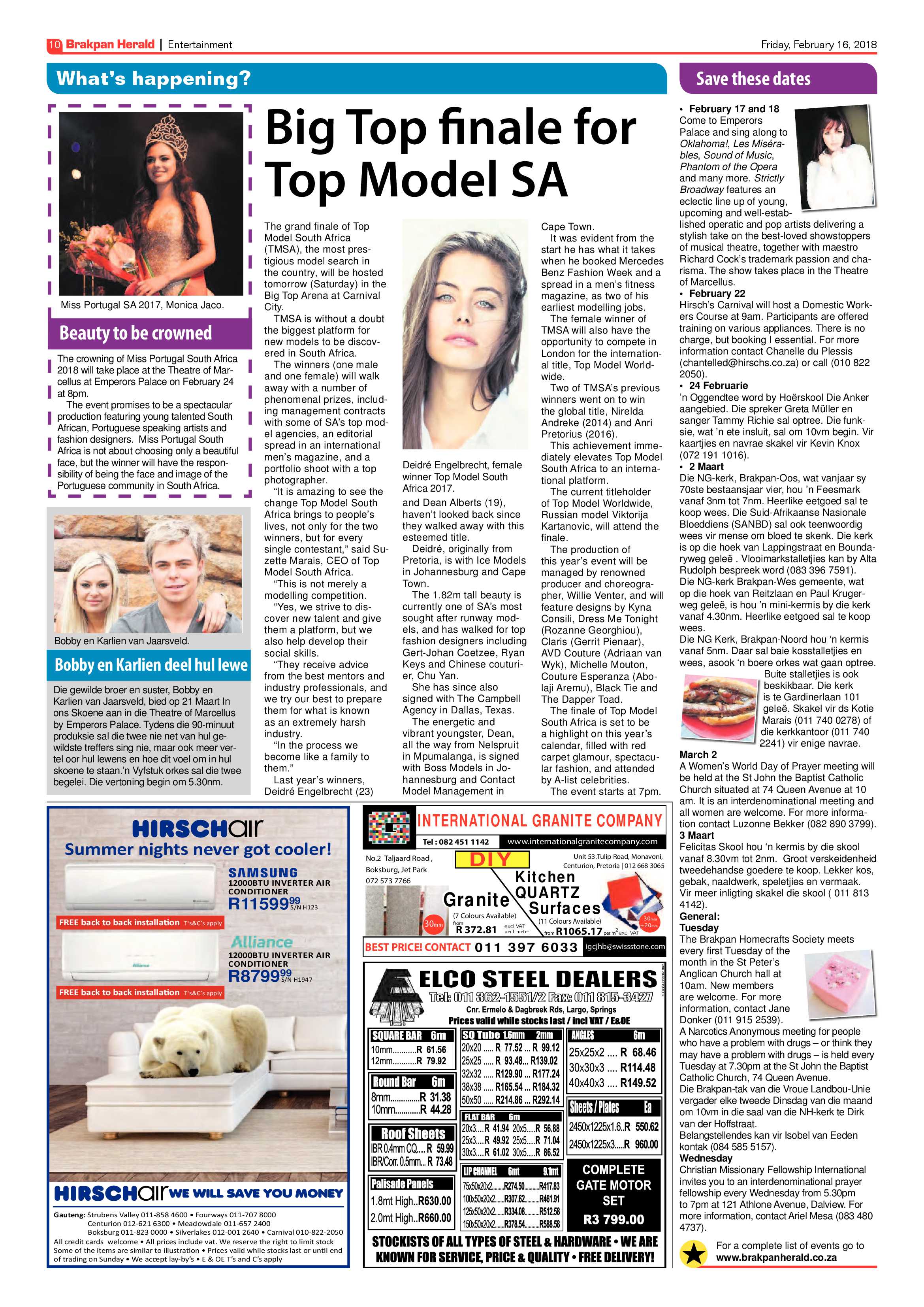 Brakpan Herald 16 February 2018 page 10