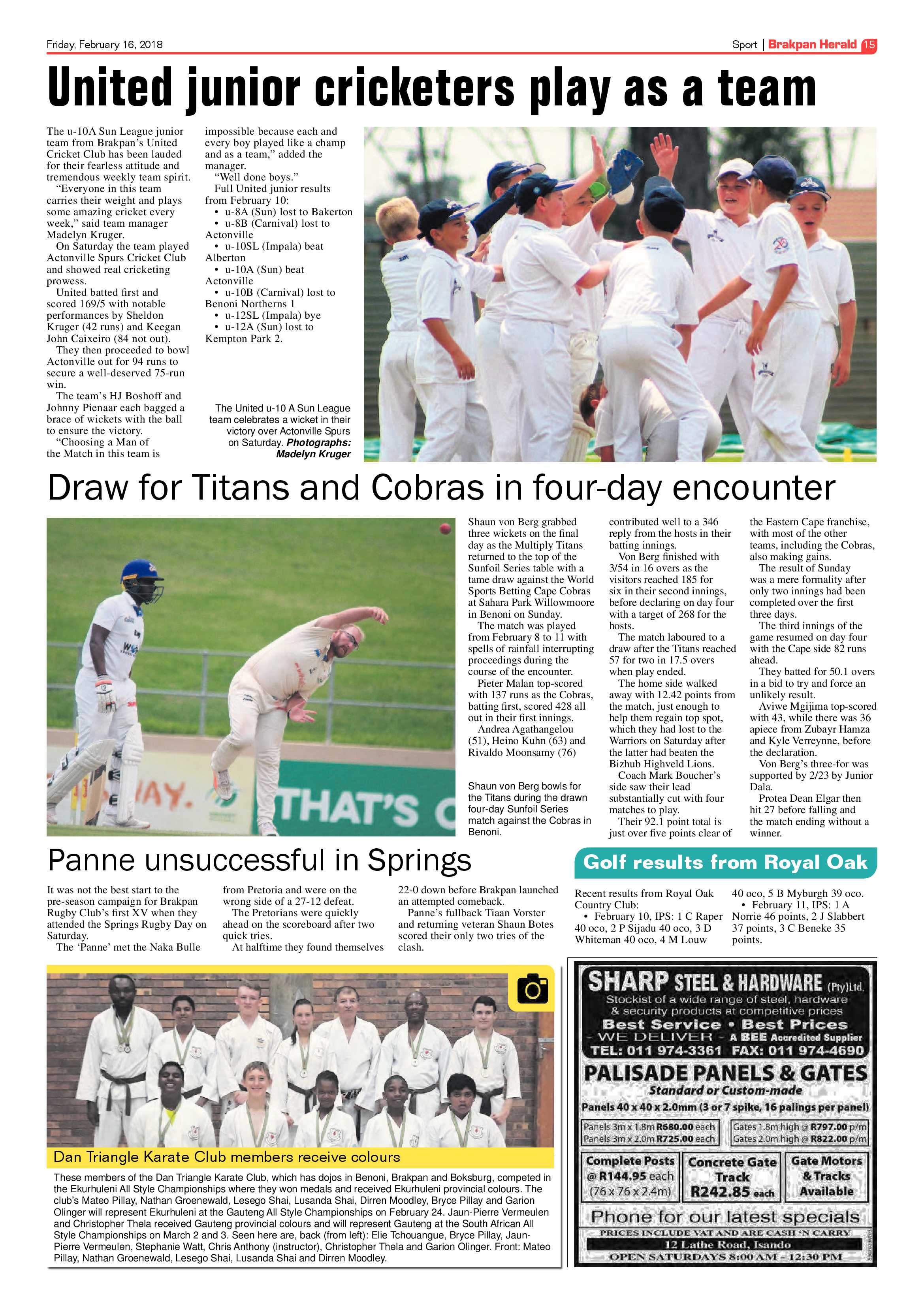 Brakpan Herald 16 February 2018 page 15