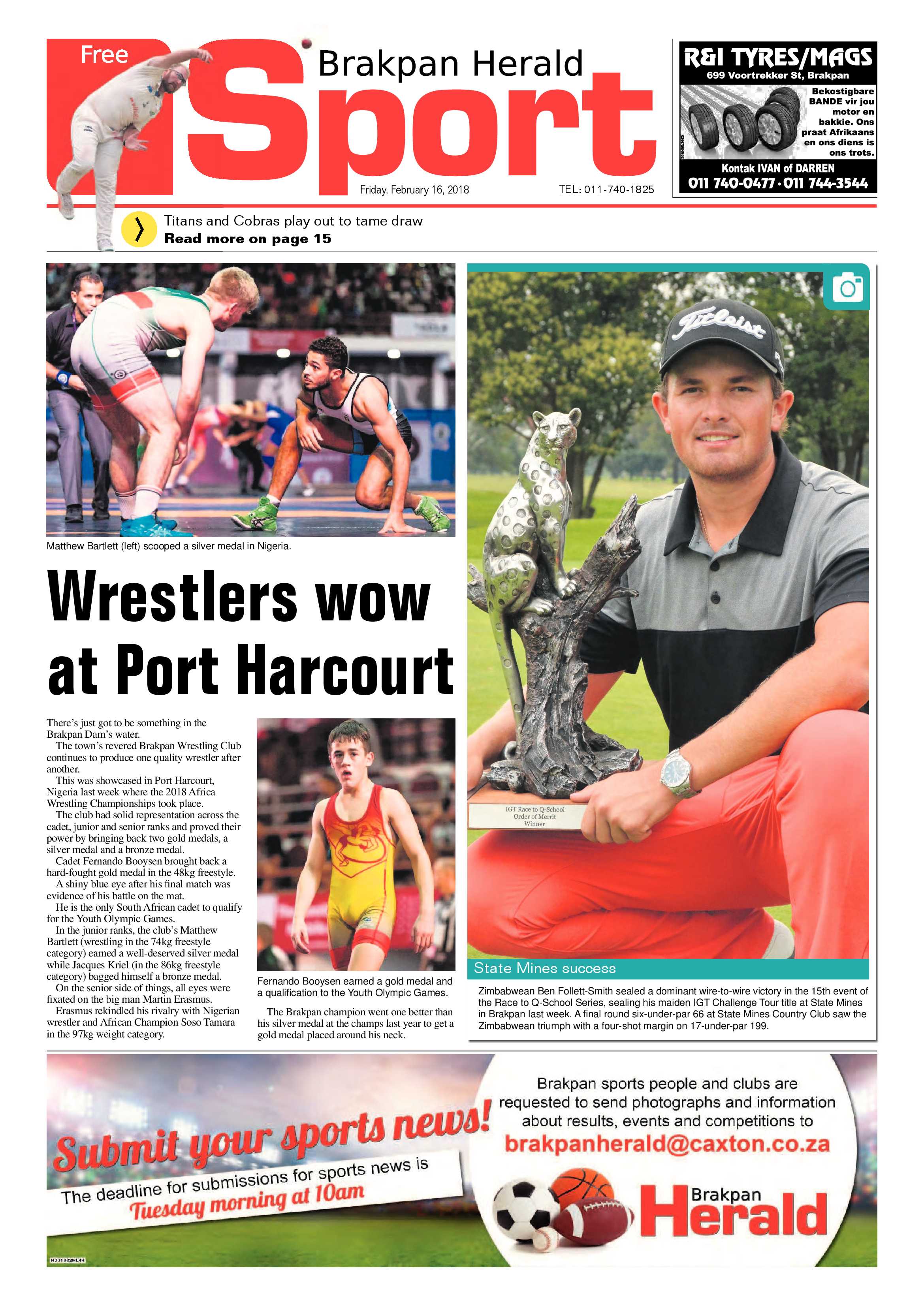 Brakpan Herald 16 February 2018 page 16