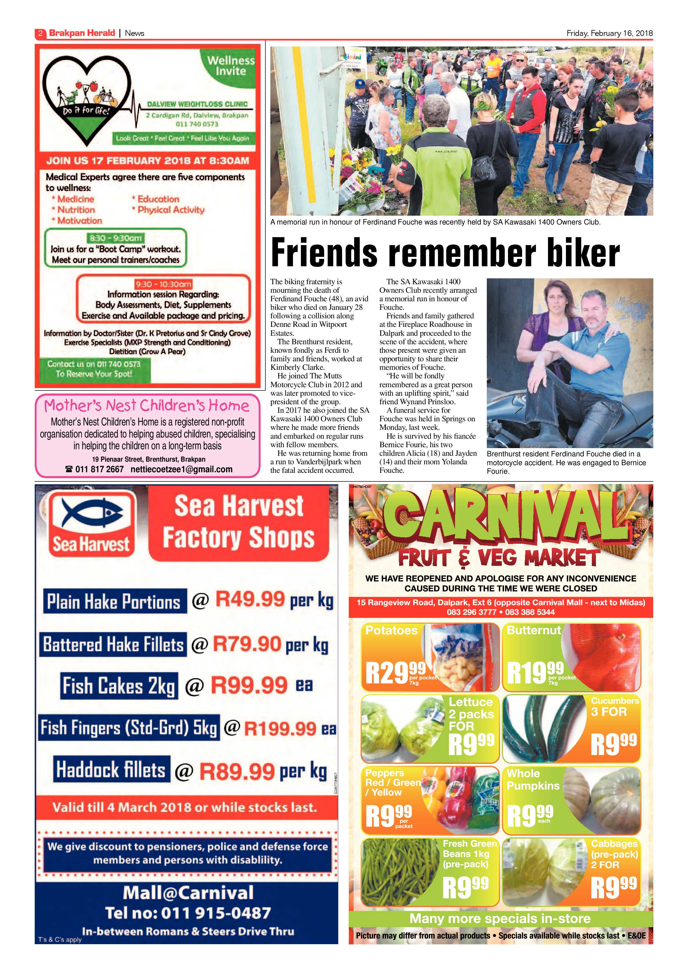 Brakpan Herald 16 February 2018 page 2