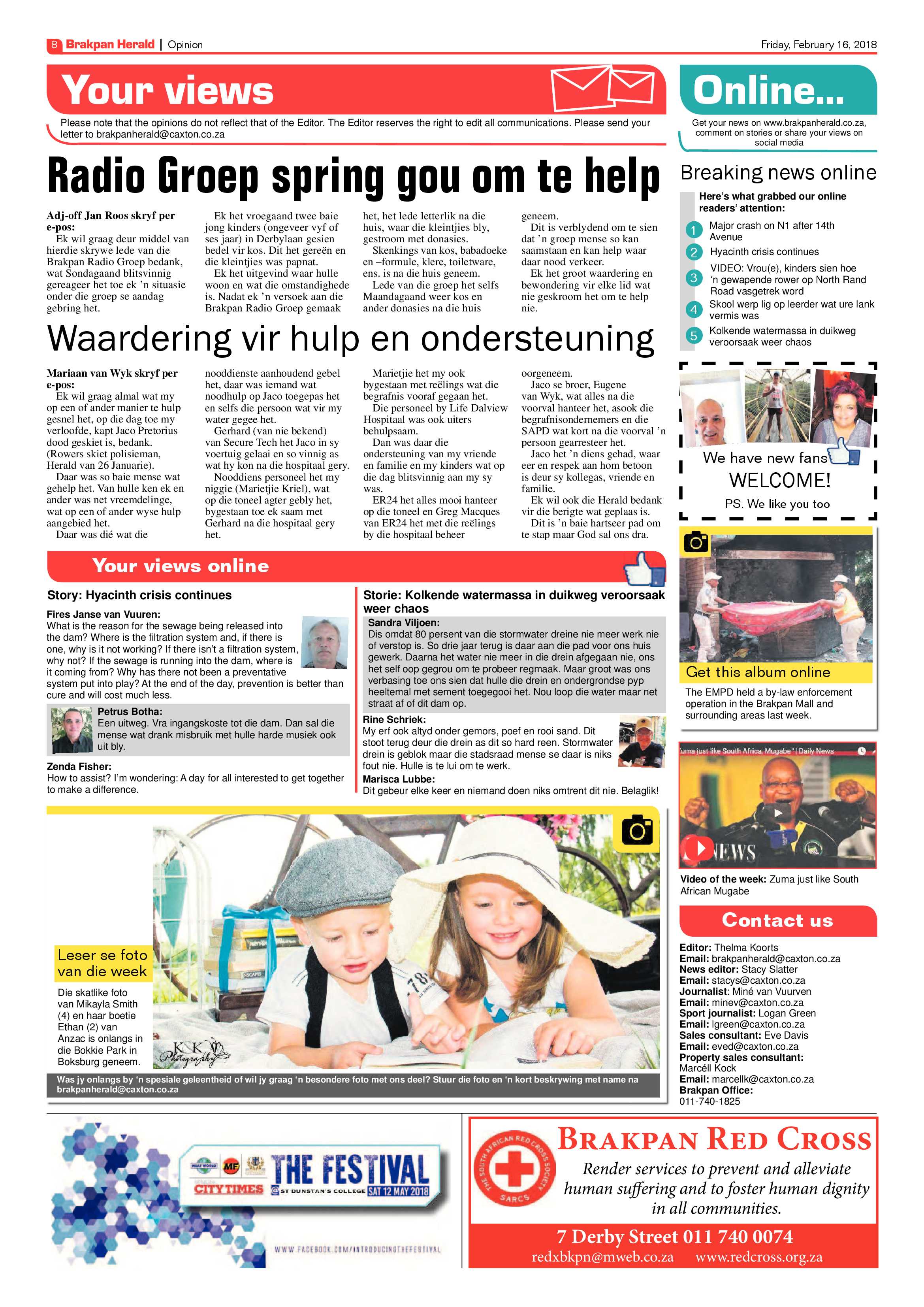 Brakpan Herald 16 February 2018 page 8