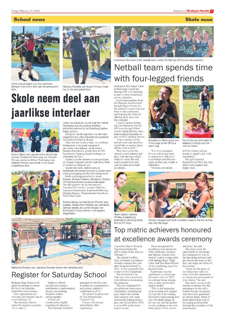 Brakpan Herald 16 February 2024 page 7