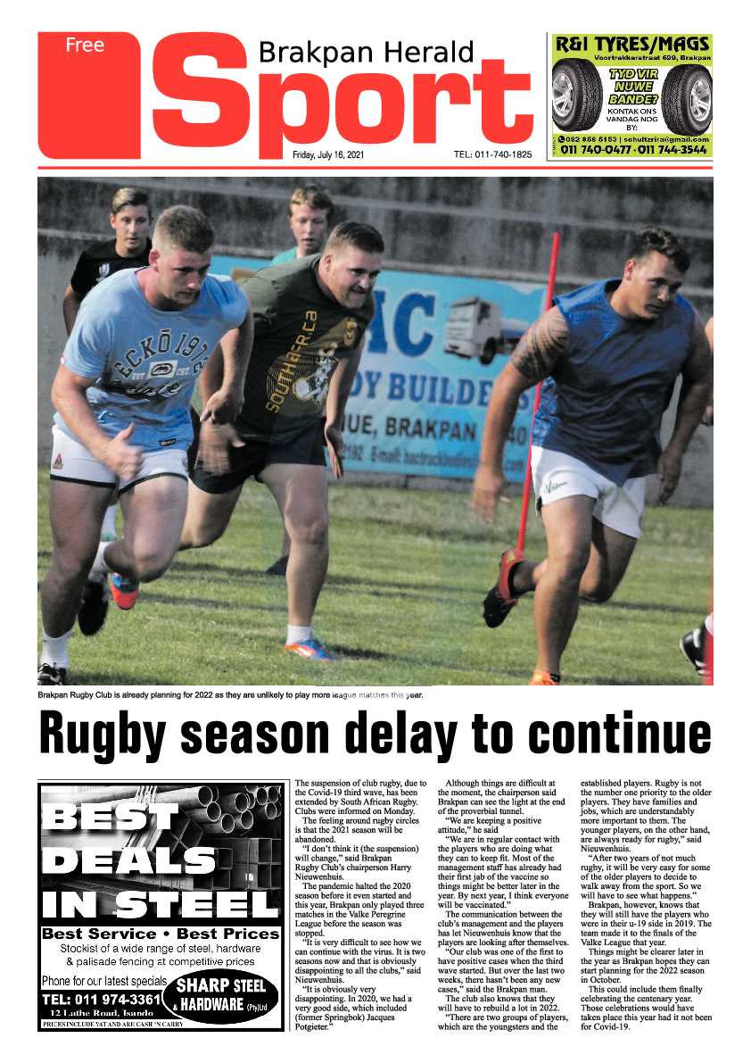 Brakpan Herald 16 July 2021 page 8