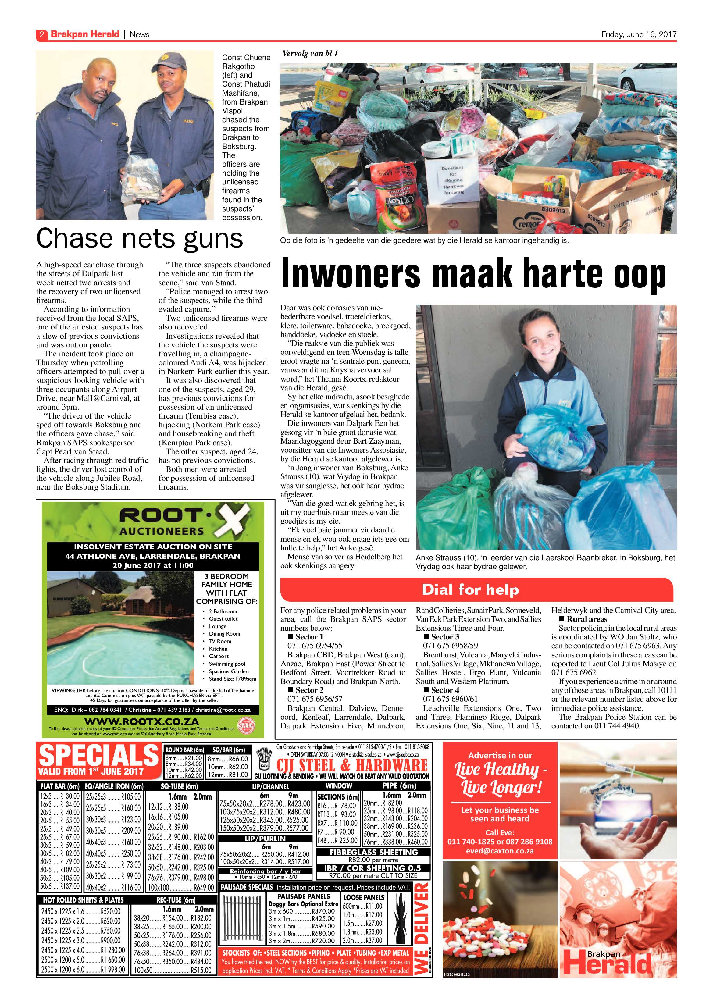 Brakpan Herald 16 June 2017 page 2