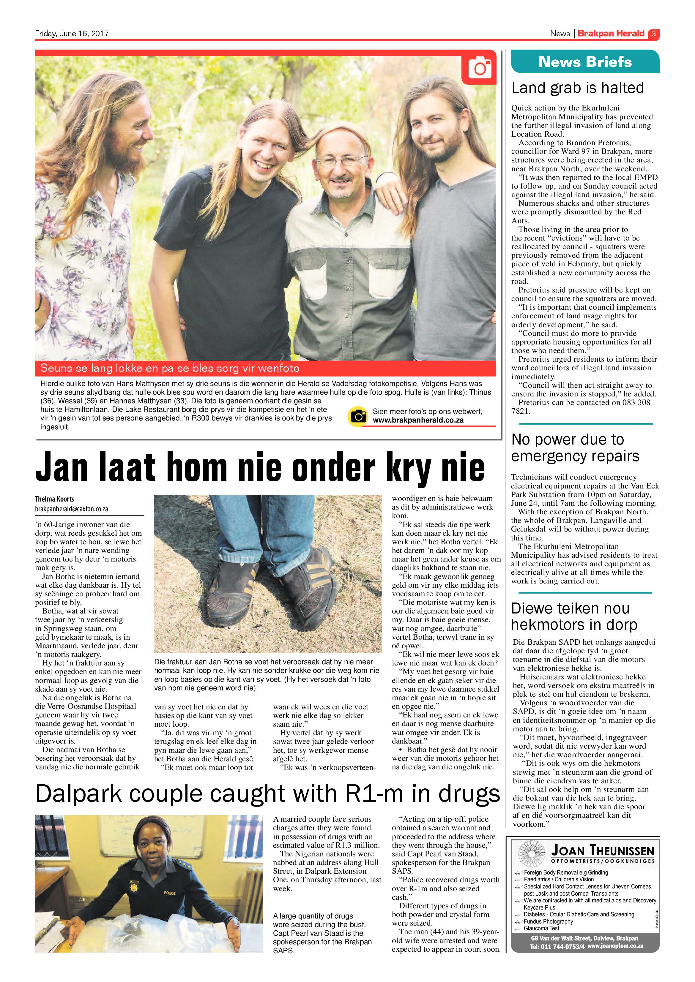 Brakpan Herald 16 June 2017 page 3