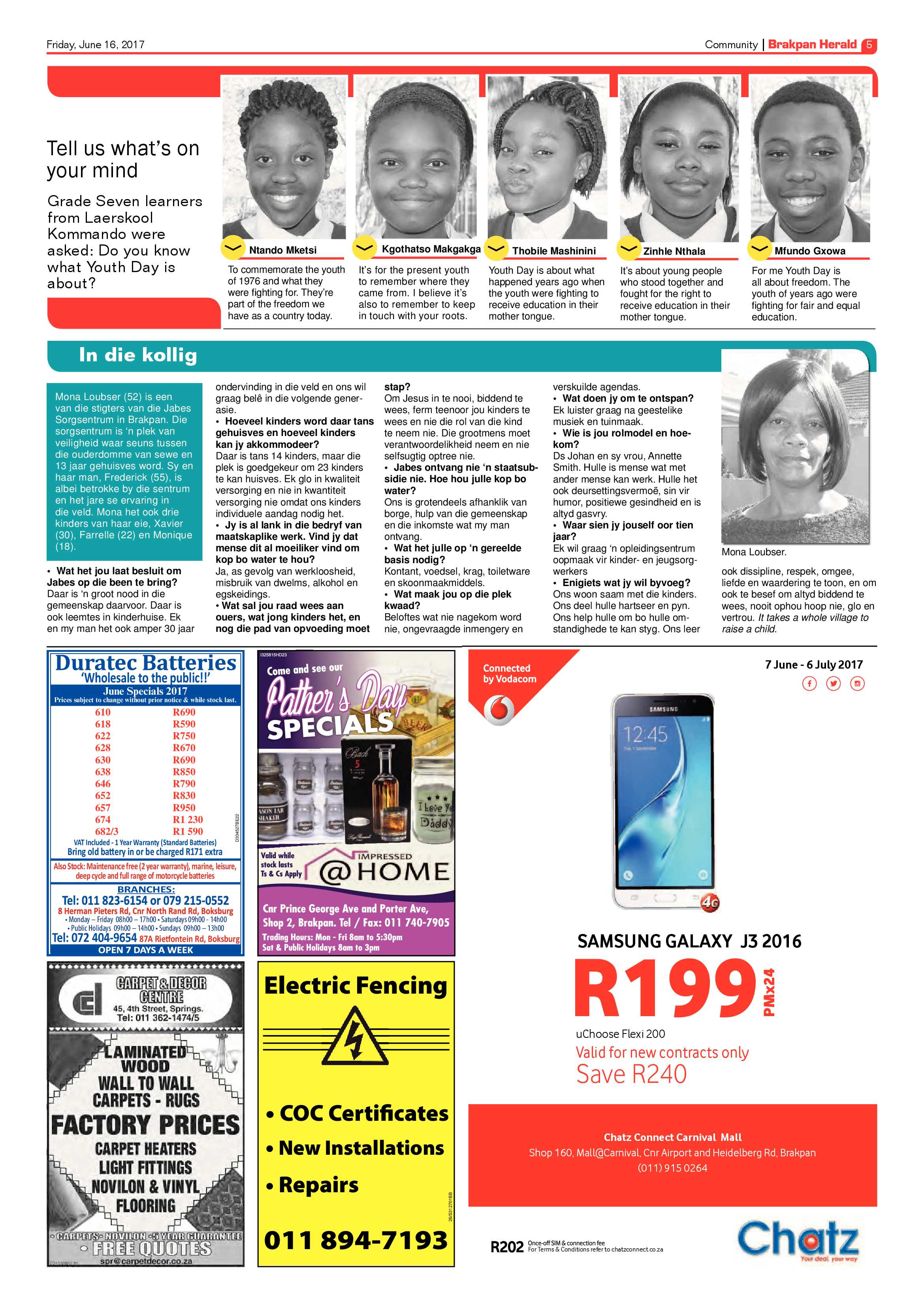 Brakpan Herald 16 June 2017 page 5