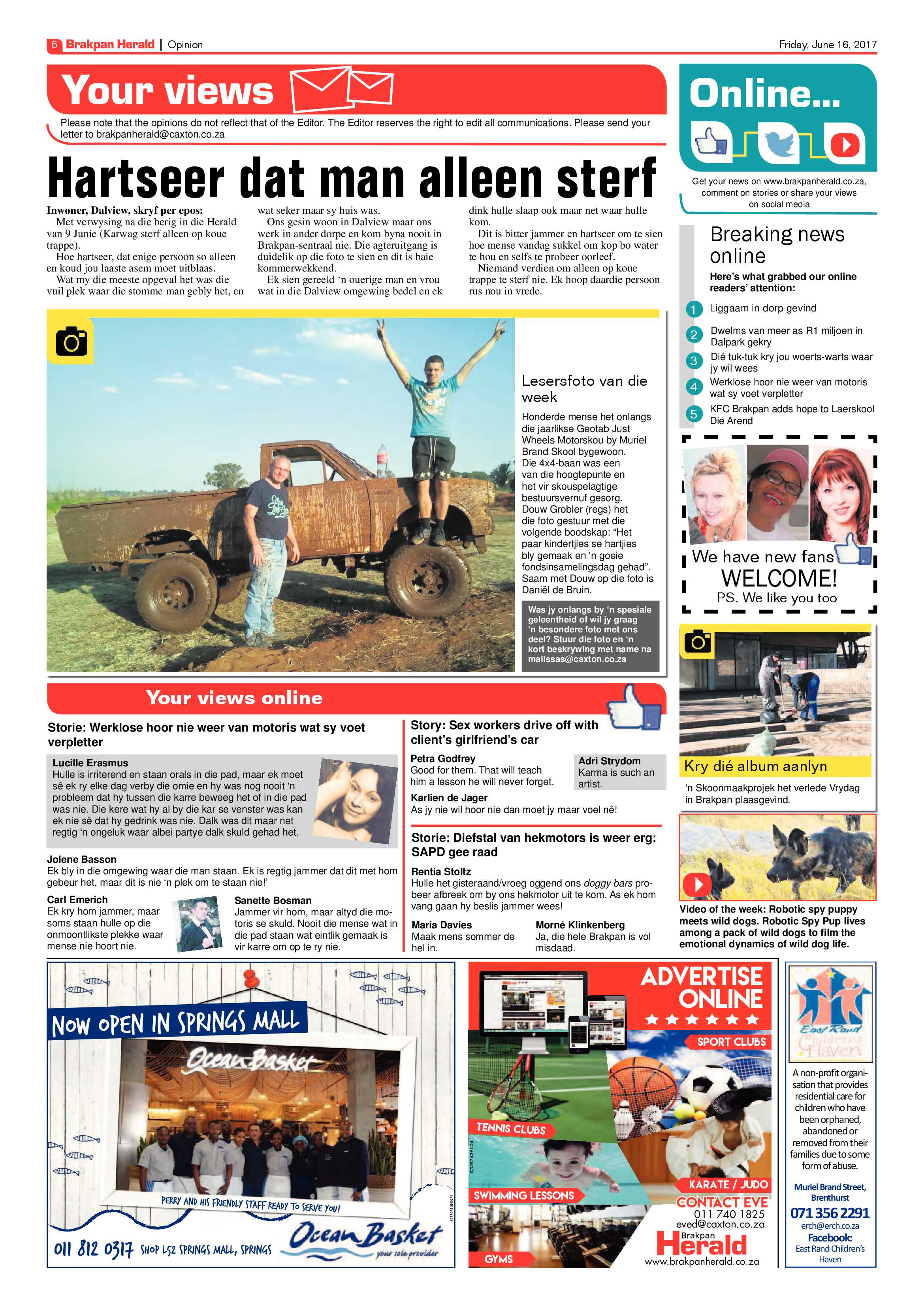 Brakpan Herald 16 June 2017 page 6