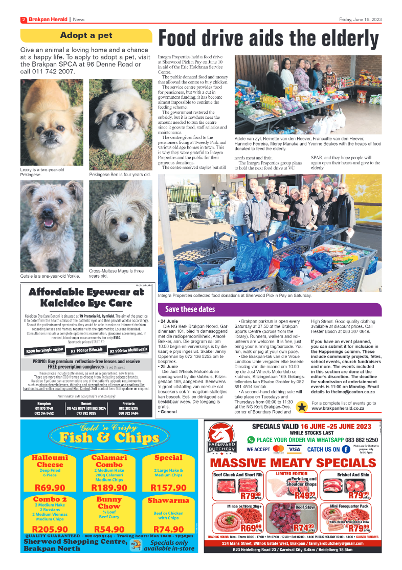 Brakpan Herald 16 June 2022 page 2