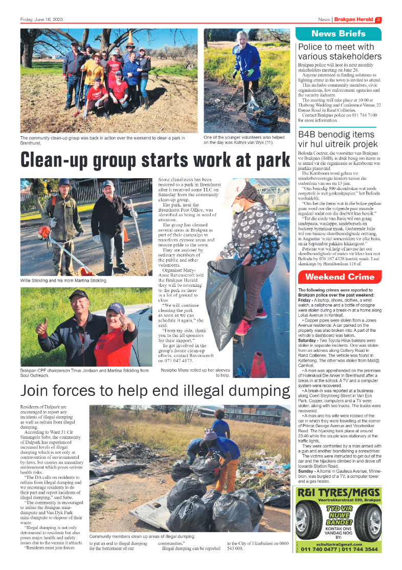 Brakpan Herald 16 June 2022 page 3
