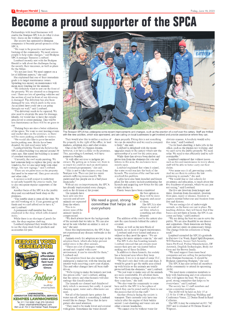 Brakpan Herald 16 June 2022 page 4