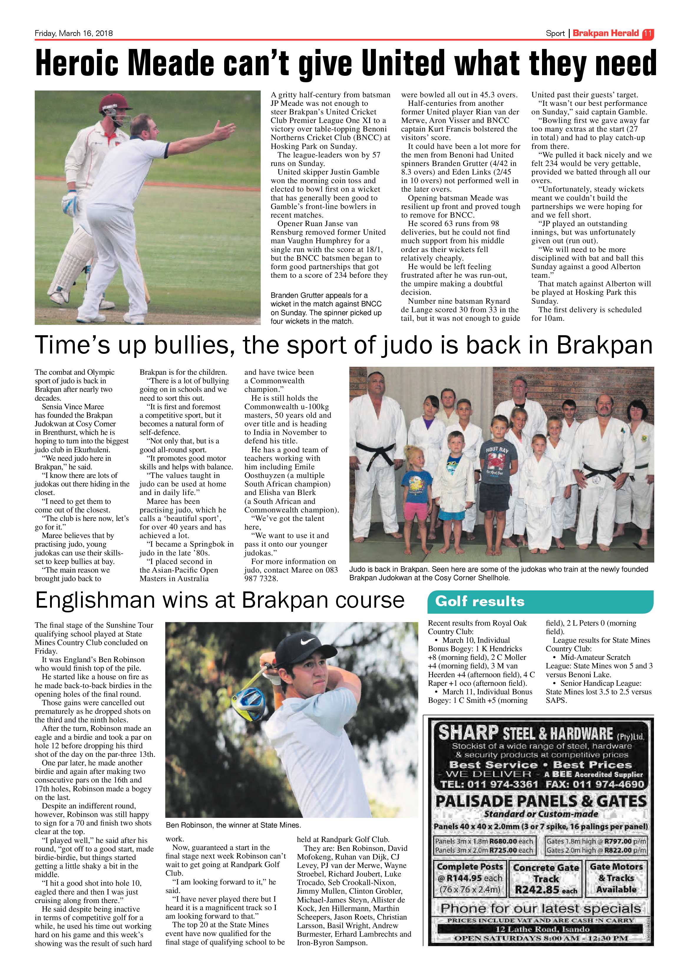 Brakpan Herald 16 March 2018 page 11