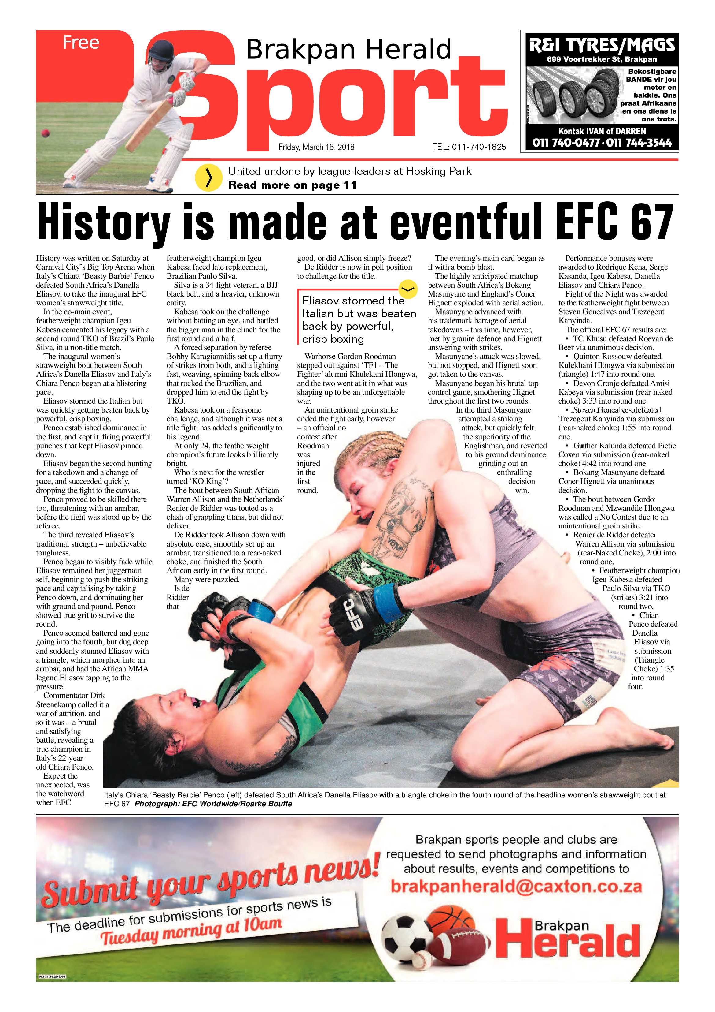 Brakpan Herald 16 March 2018 page 12