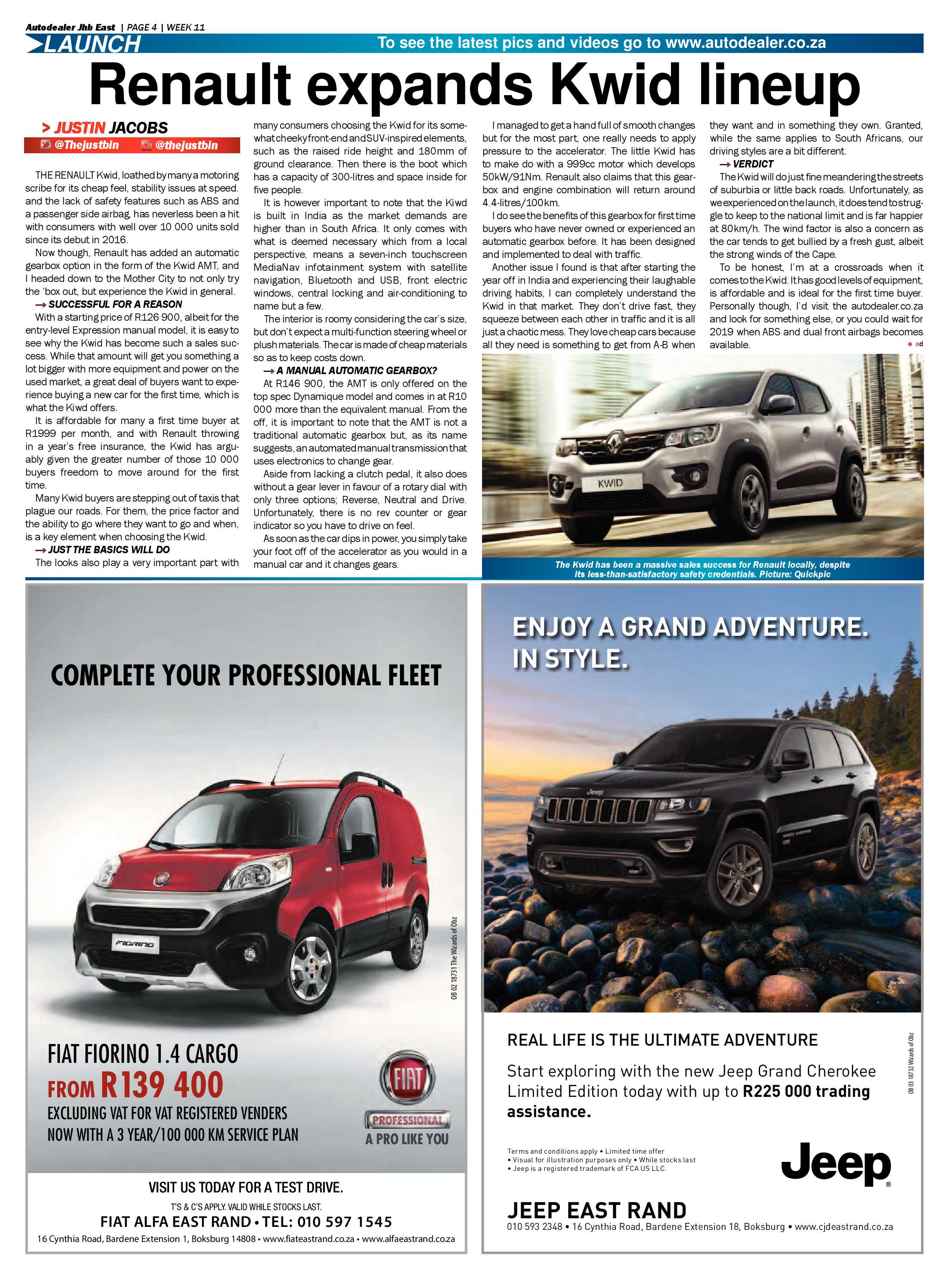 Brakpan Herald 16 March 2018 page 16