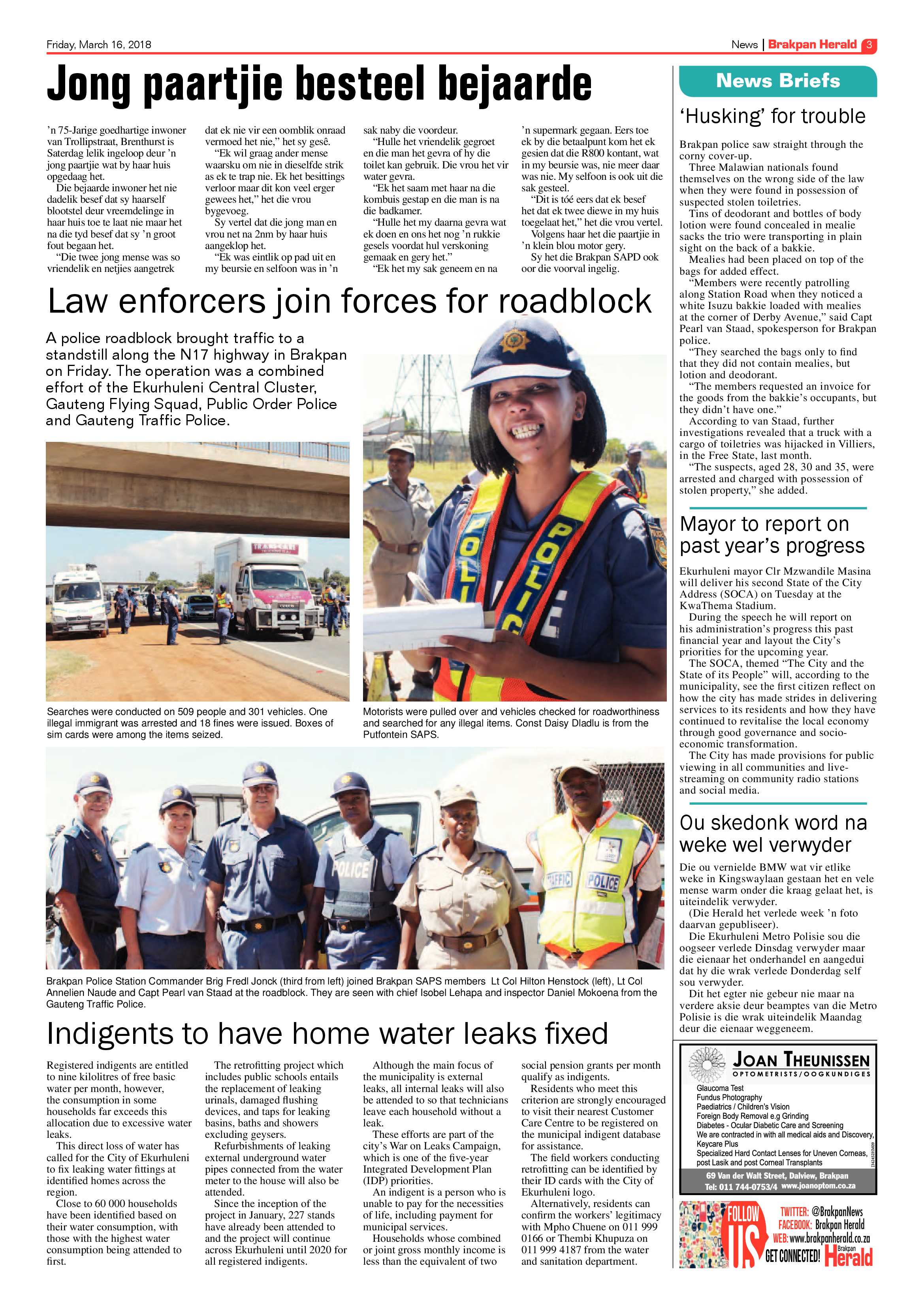 Brakpan Herald 16 March 2018 page 3