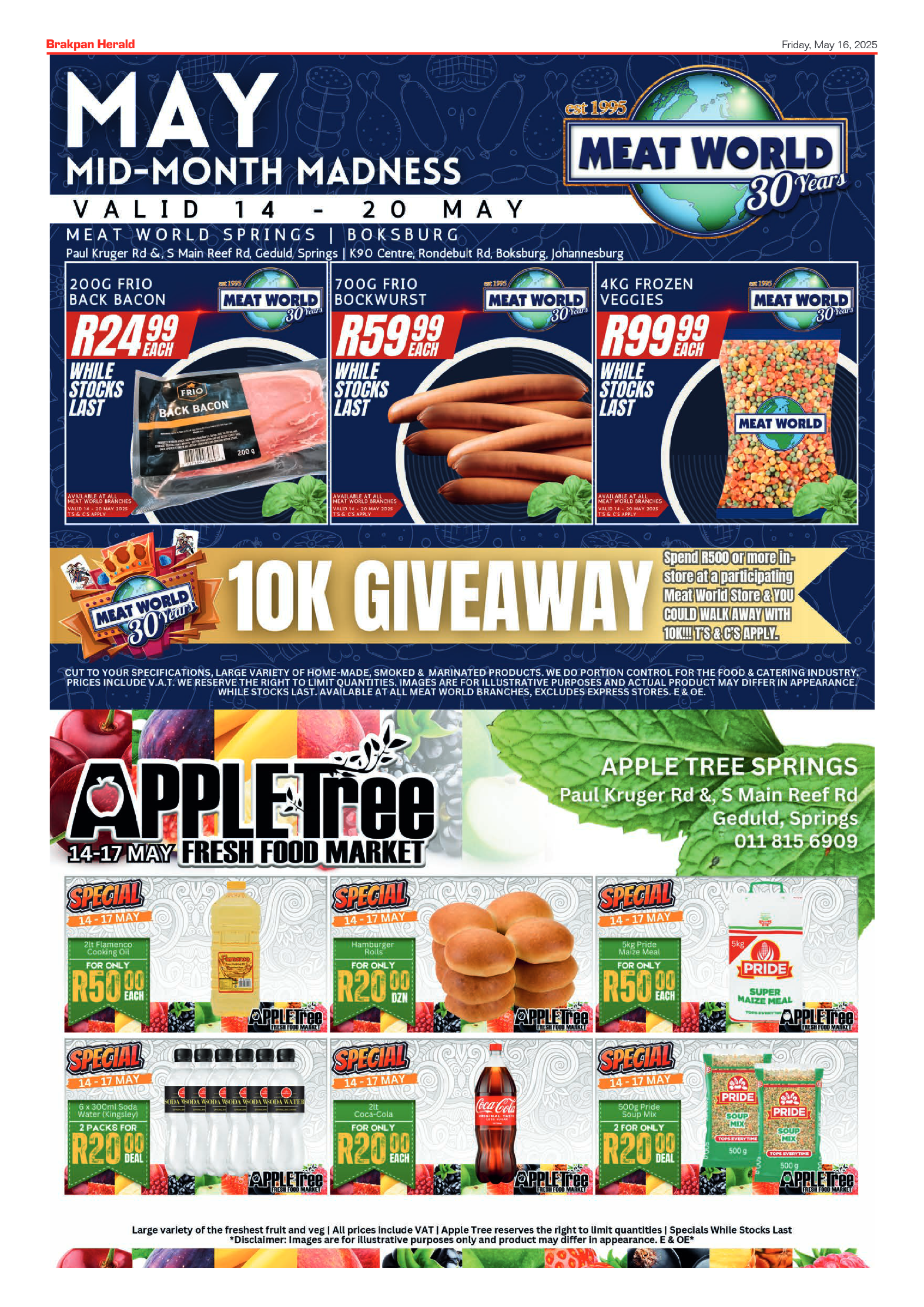 Brakpan Herald 16 May 2025 page 12