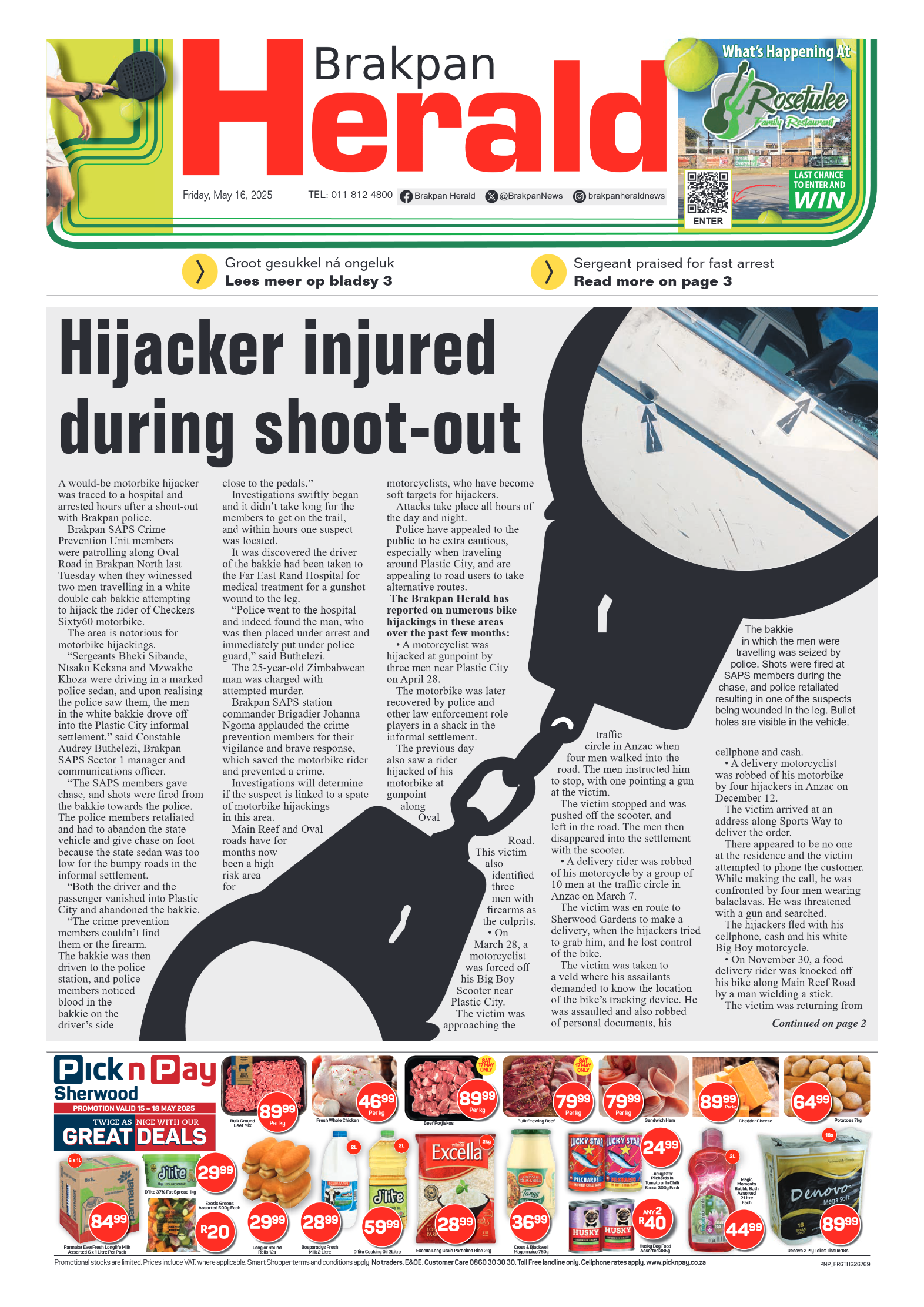 Brakpan Herald 16 May 2025 page 3