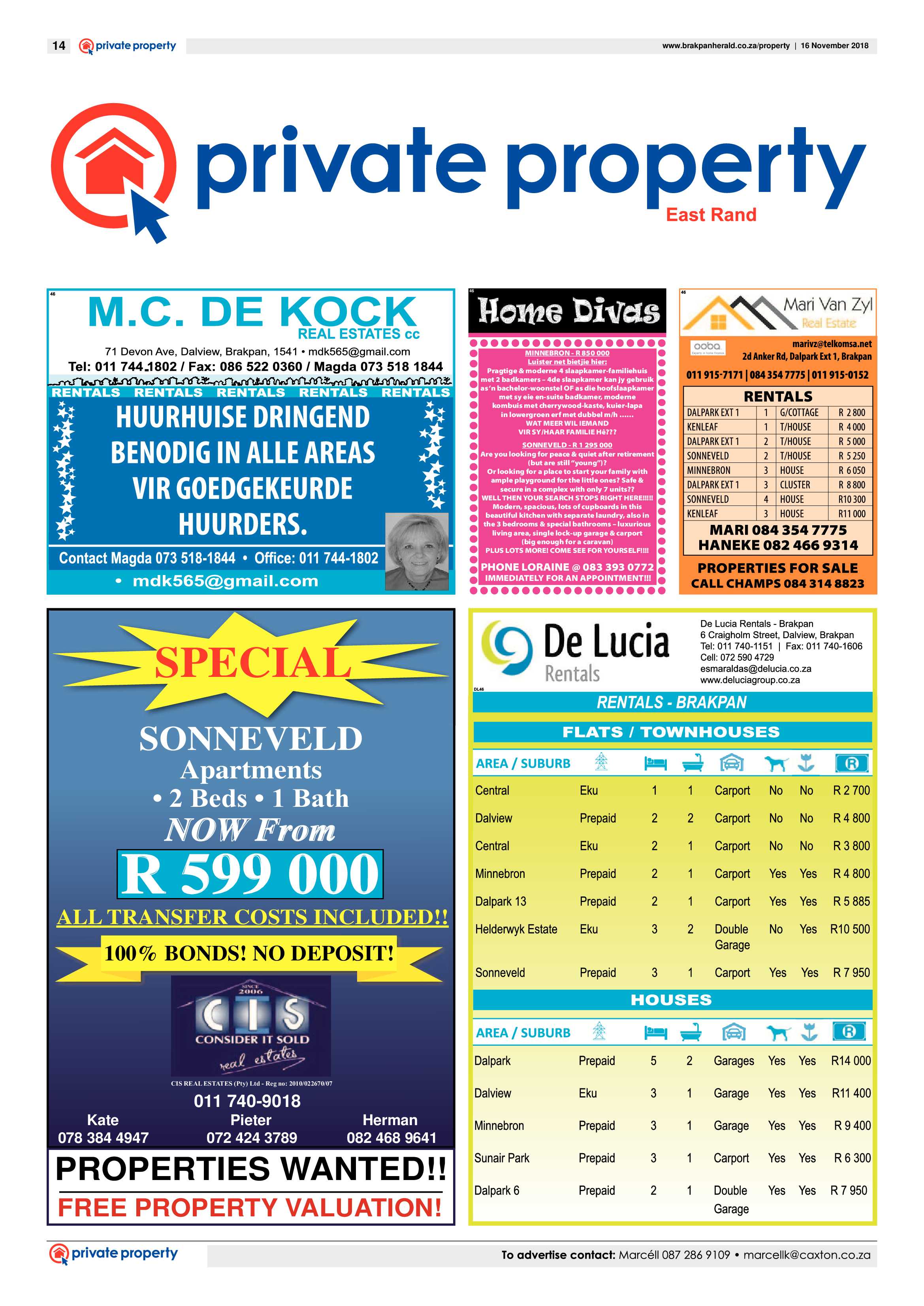 Brakpan Herald 16 November 2018 page 14